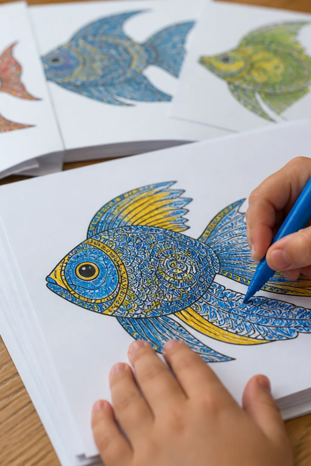 desenhos de peixe para colorir - 2