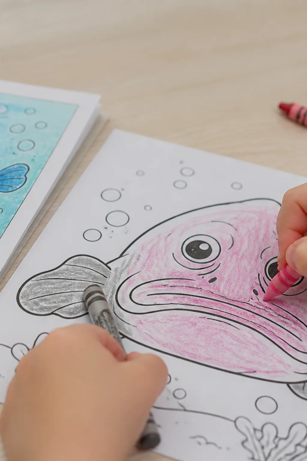 desenhos de peixe-bolha para colorir - 2