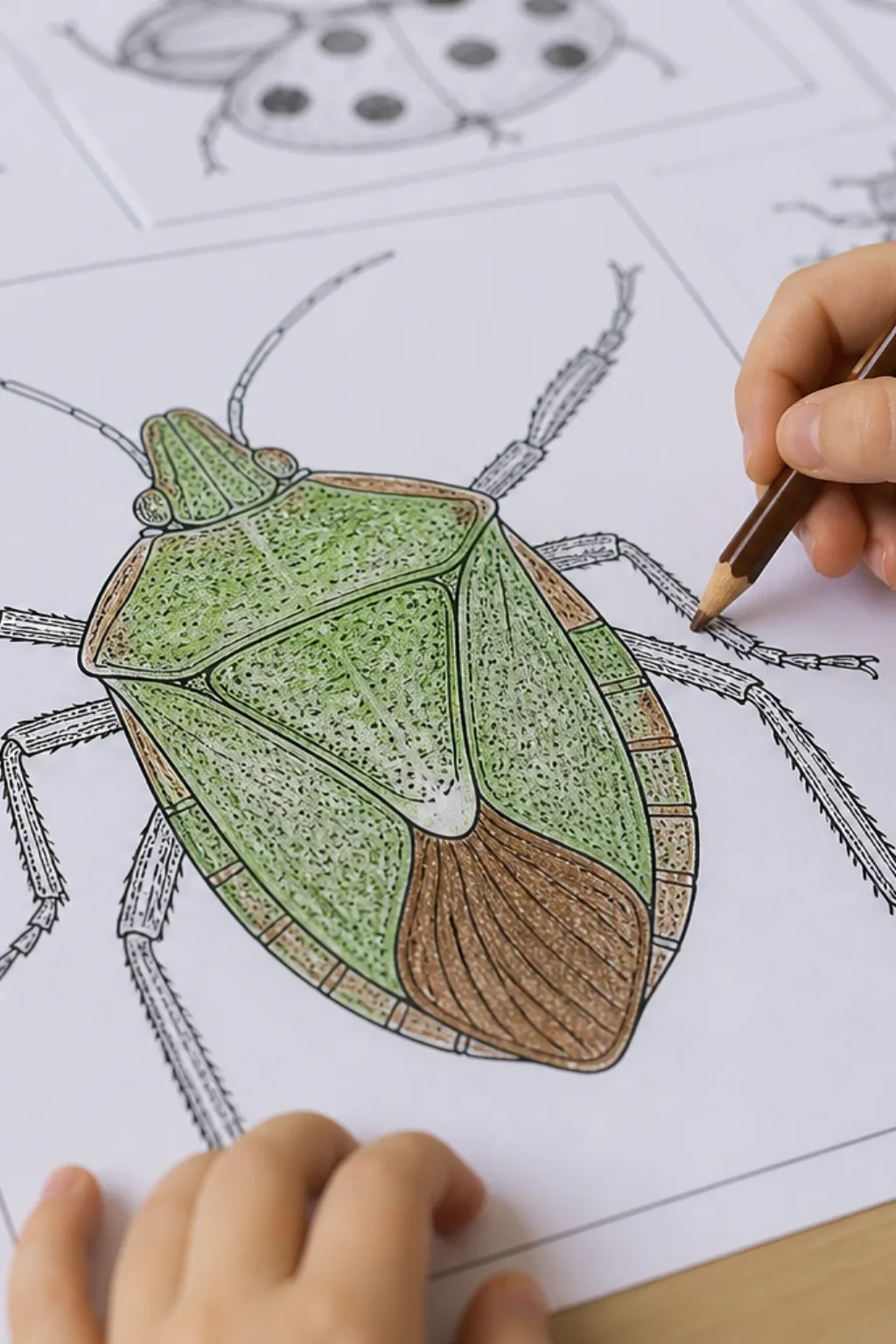desenhos de percevejo para colorir - 2
