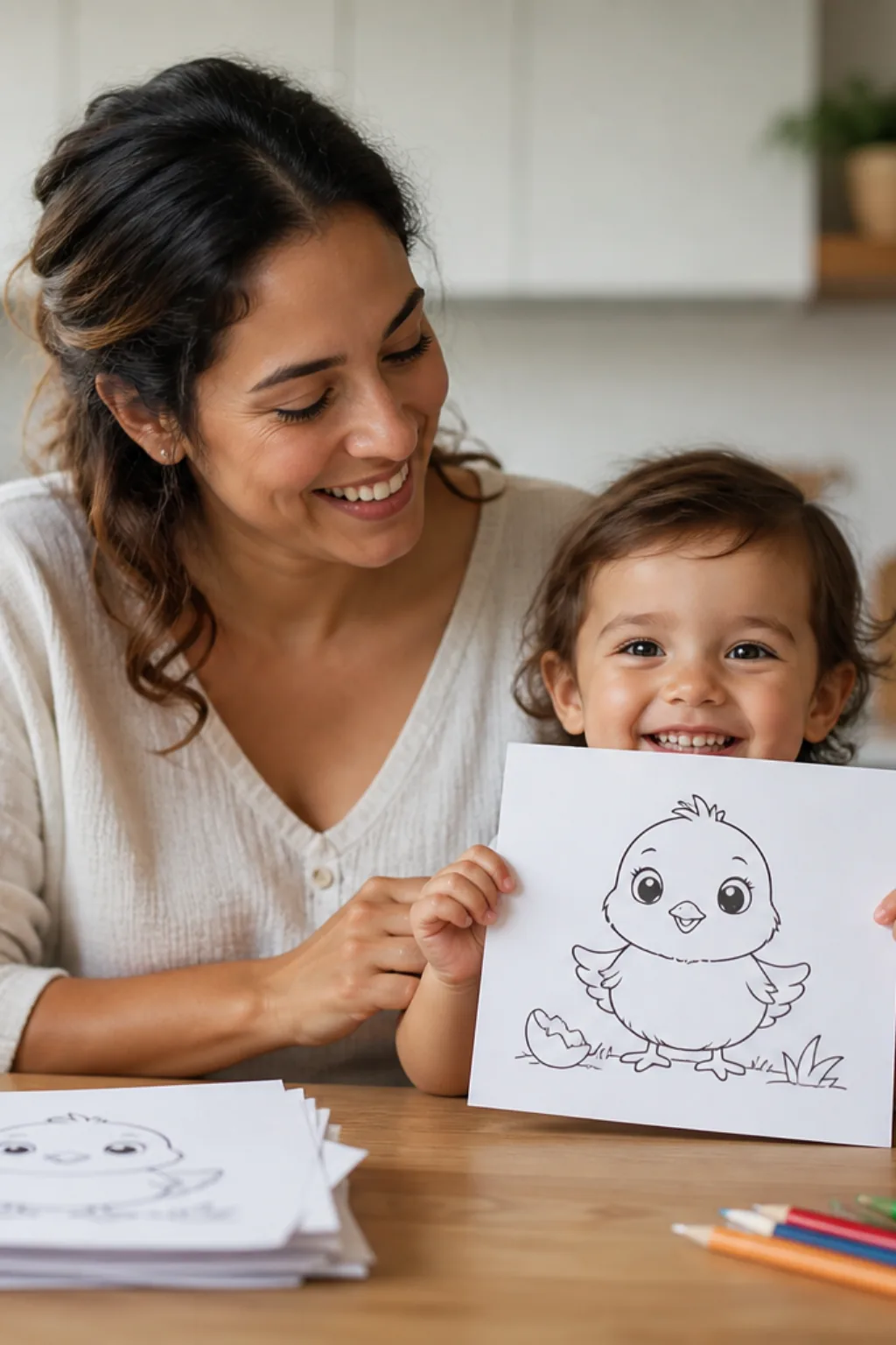 desenhos de pintinho para colorir - 1