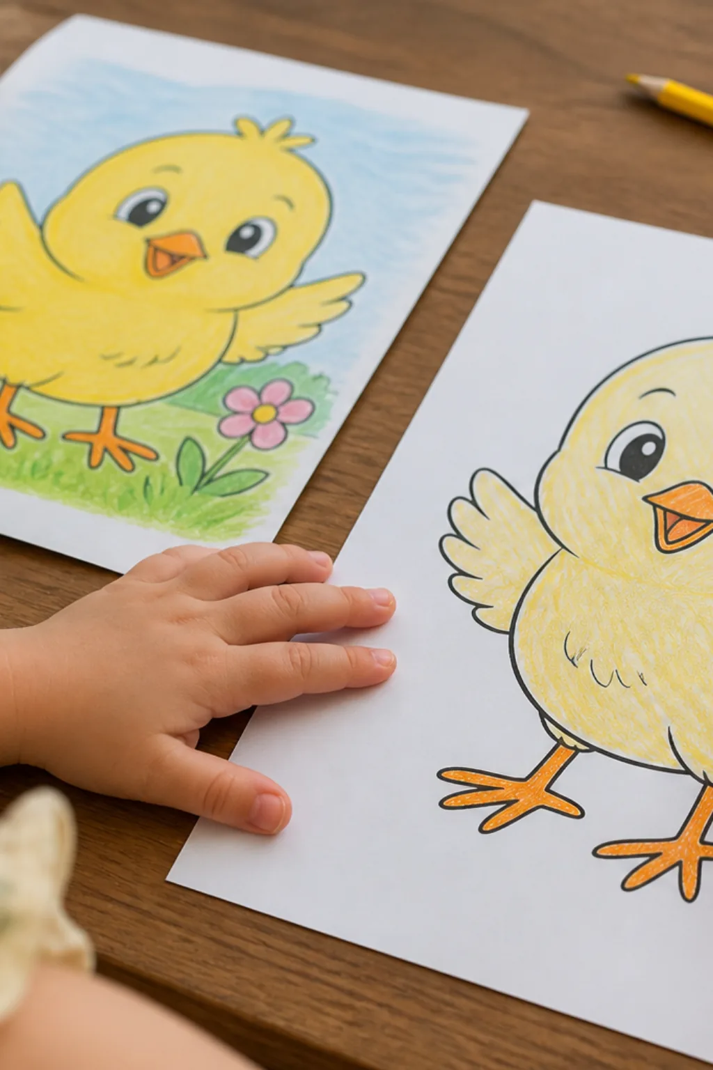 desenhos de pintinho para colorir - 2