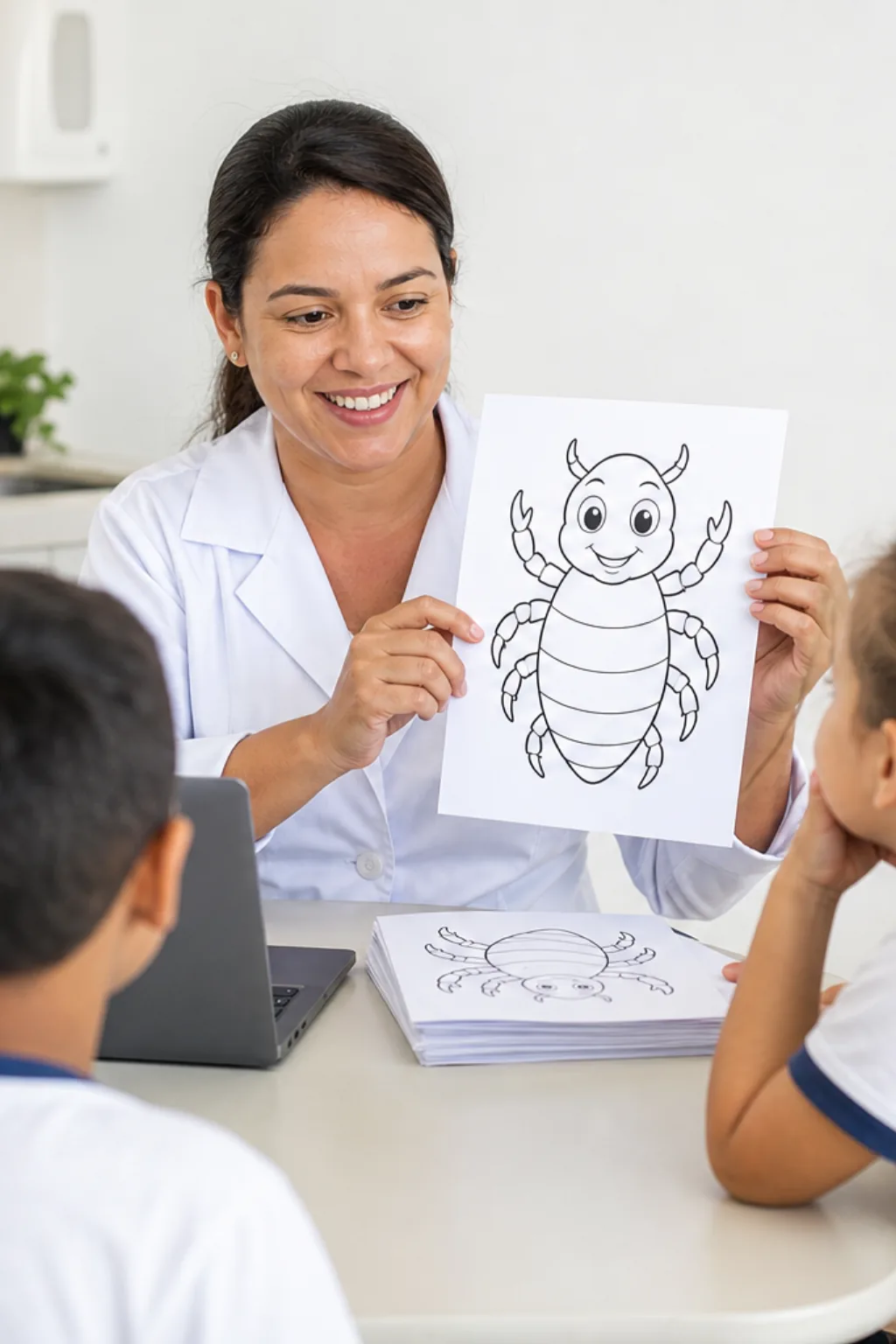 desenhos de piolho para colorir - 1