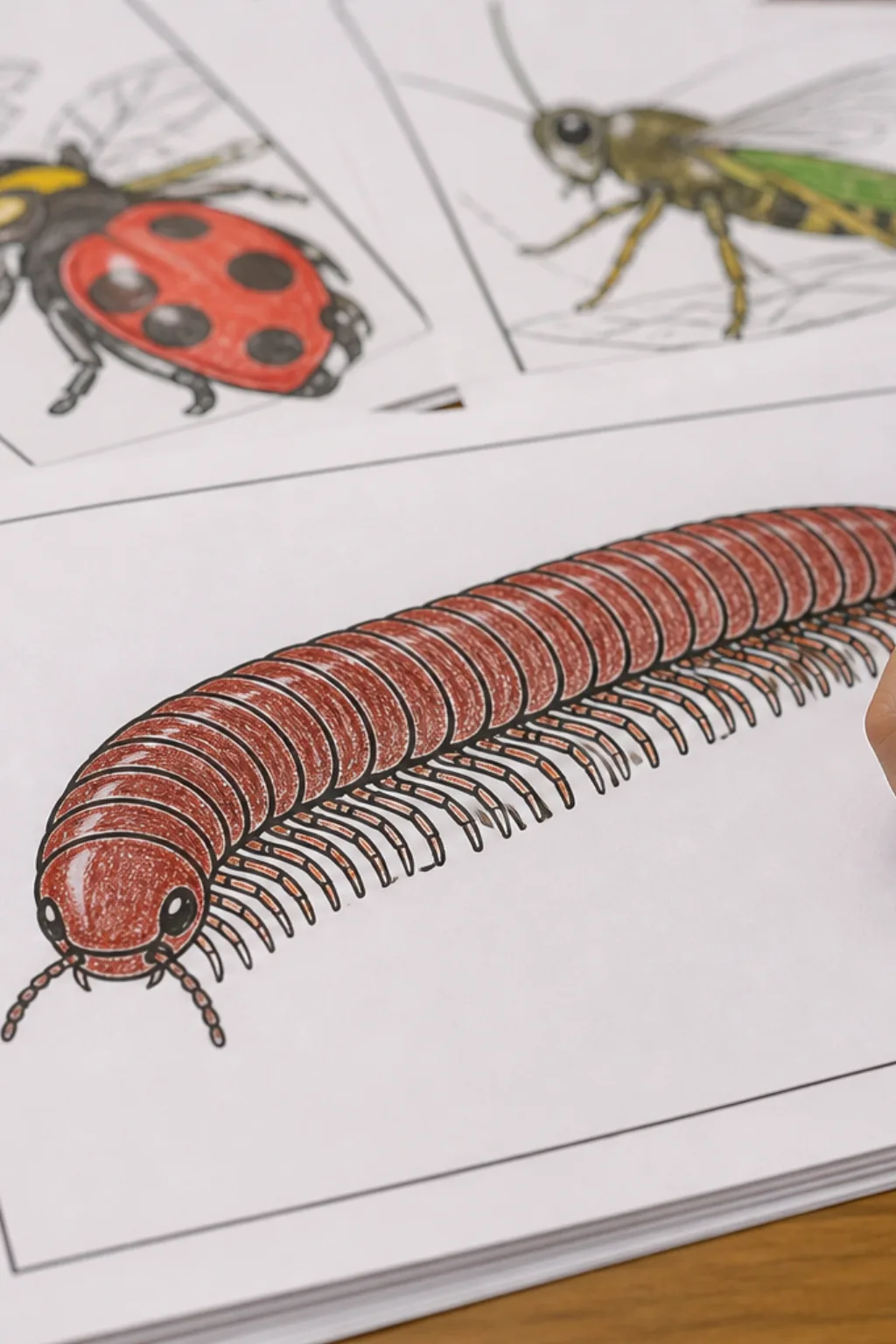 desenhos de piolho-de-cobra para colorir - 2