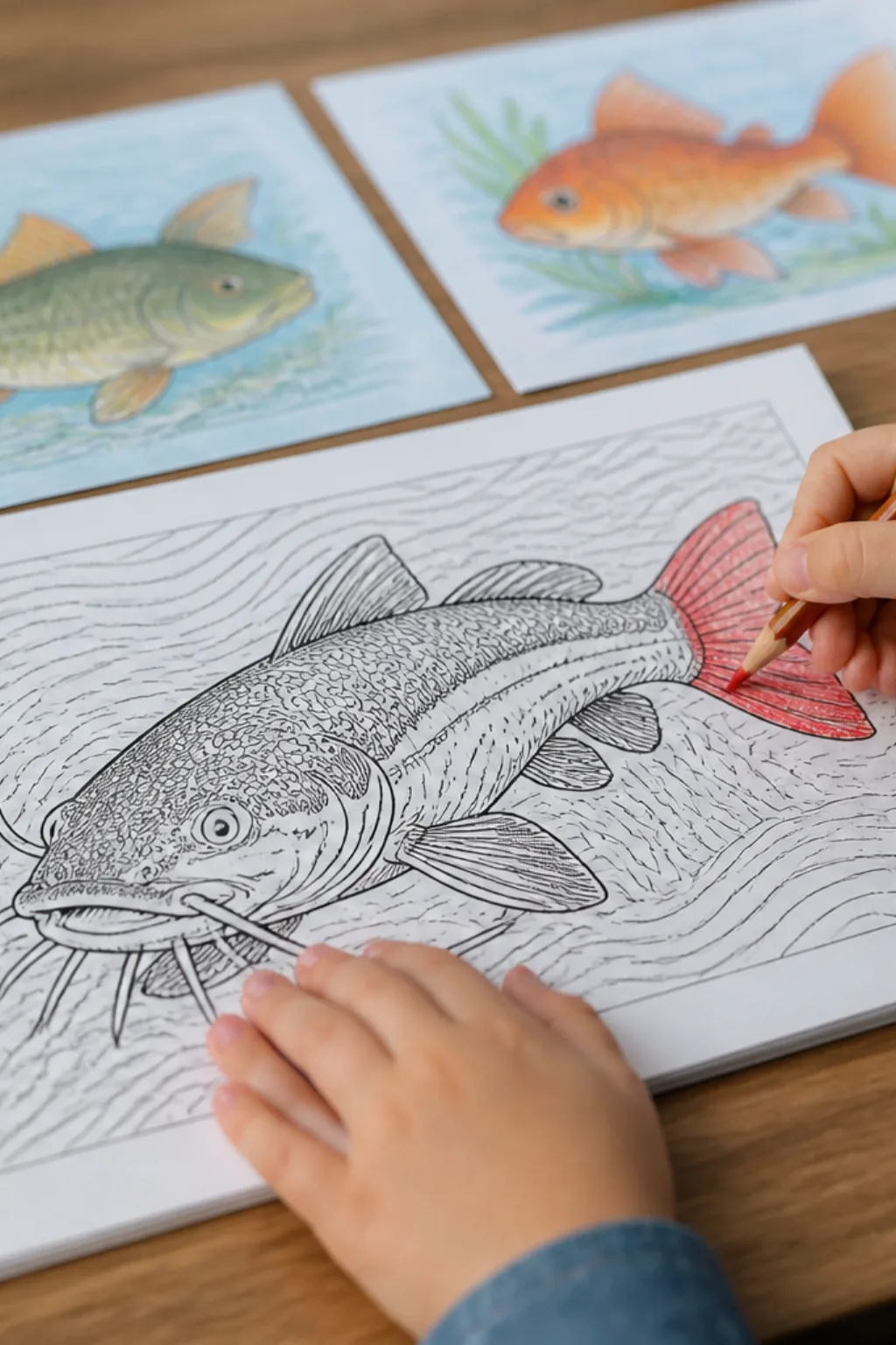 desenhos de pirarara para colorir - 2