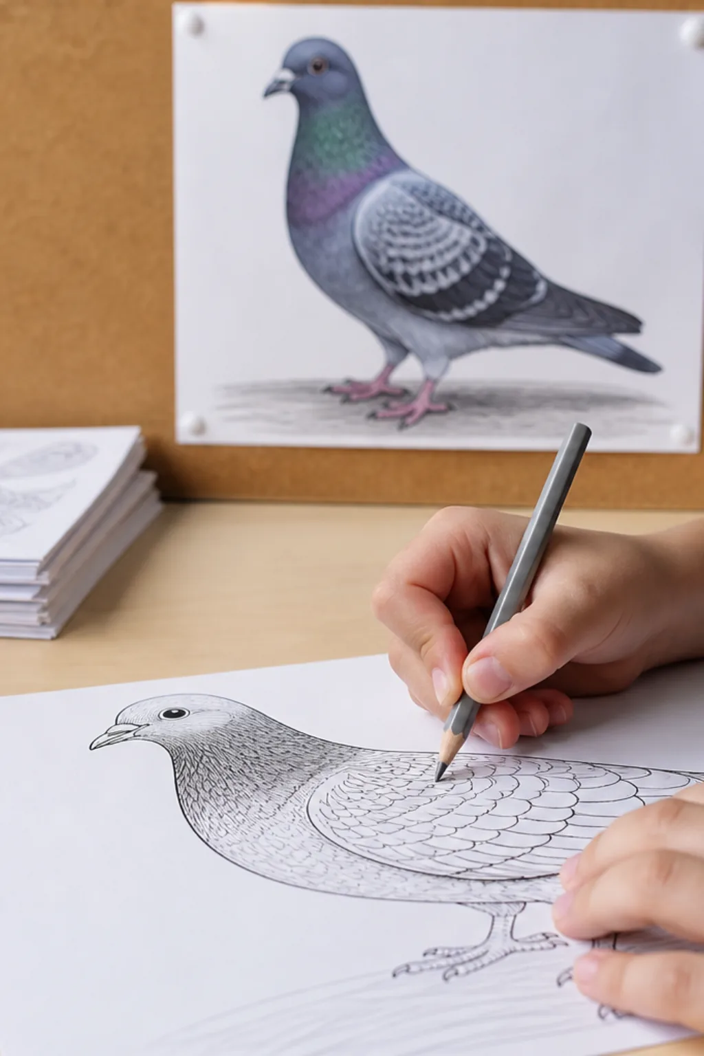 desenhos de pombo para colorir - 2