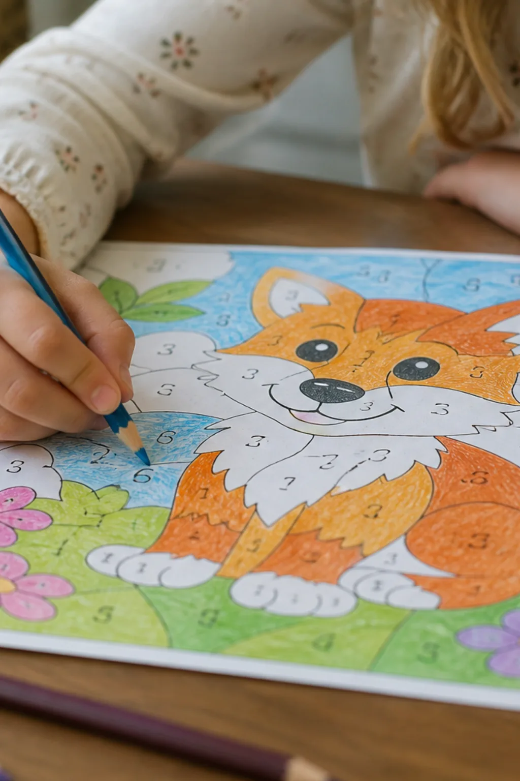 desenhos de animais para colorir por números - 2
