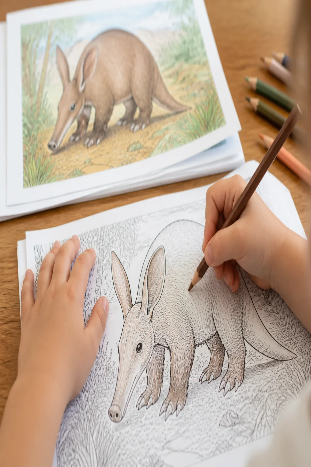 desenhos de porco-da-terra para colorir - 2