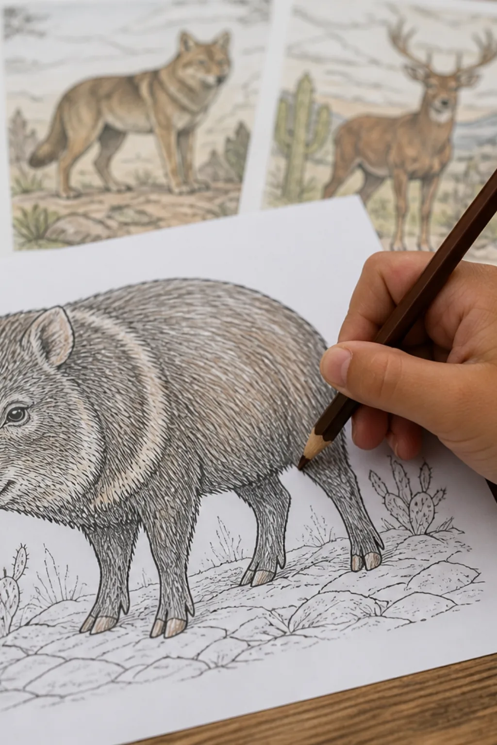 desenhos de queixada para colorir - 2
