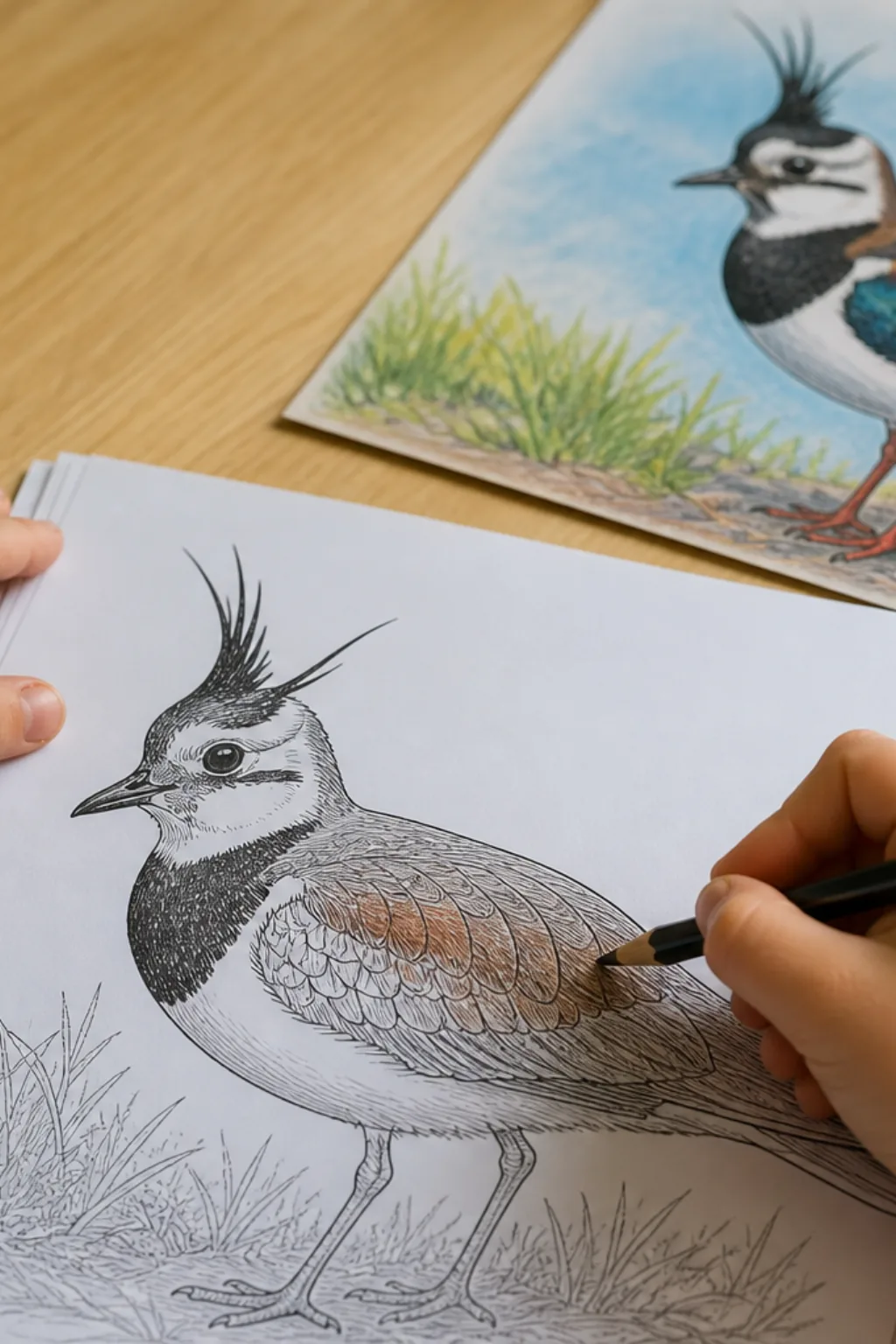 desenhos do quero quero para colorir - 2