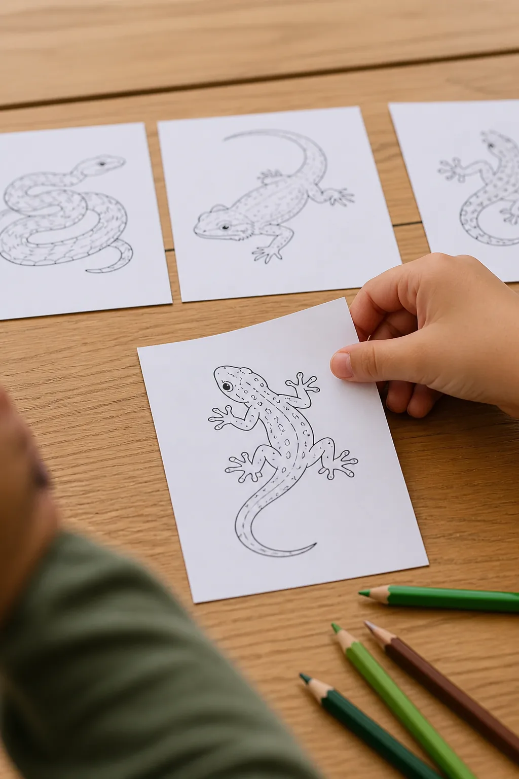 desenhos de animais que rastejam para colorir - 2