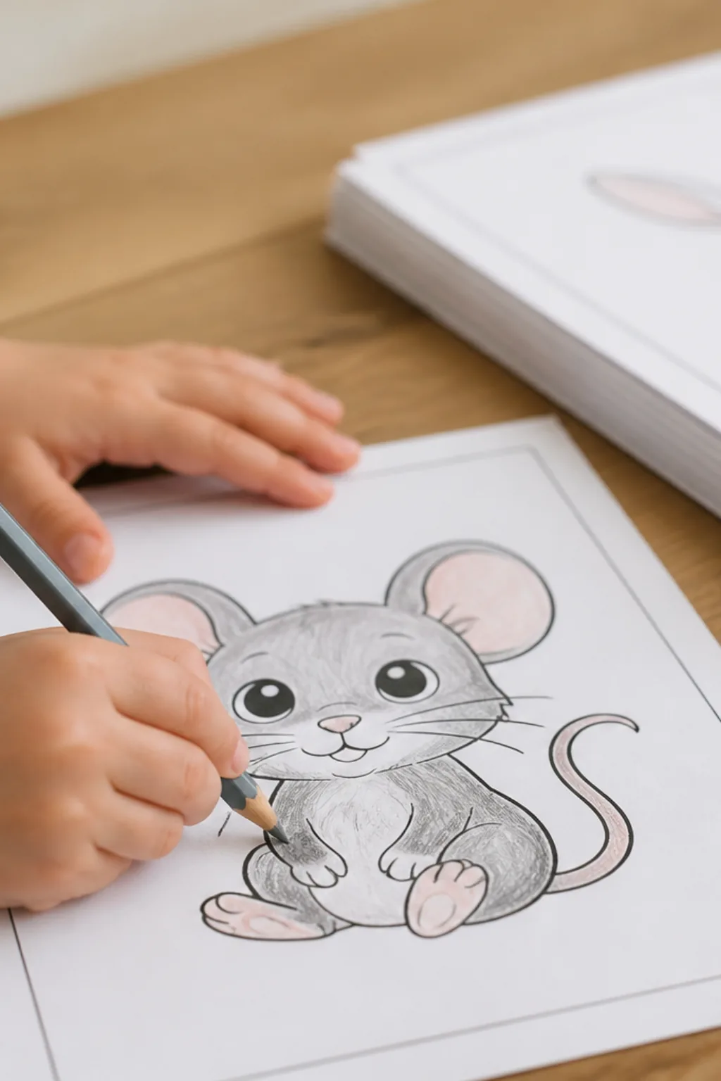desenhos de rato para colorir - 2