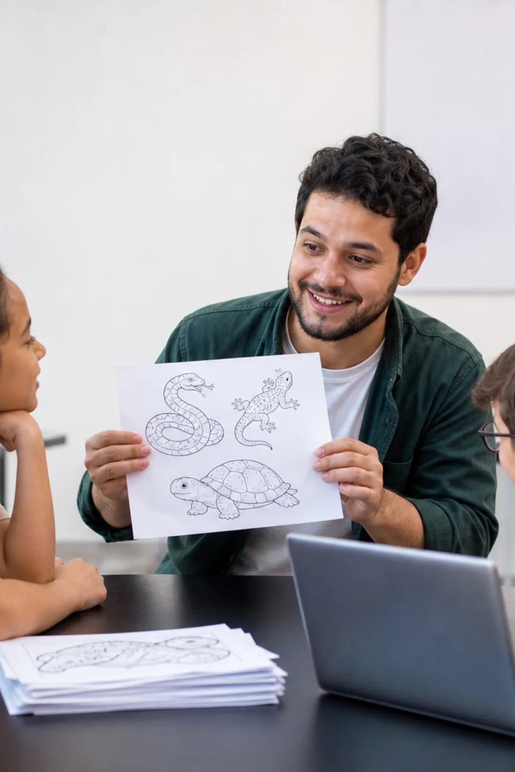 desenhos de répteis para colorir - 1