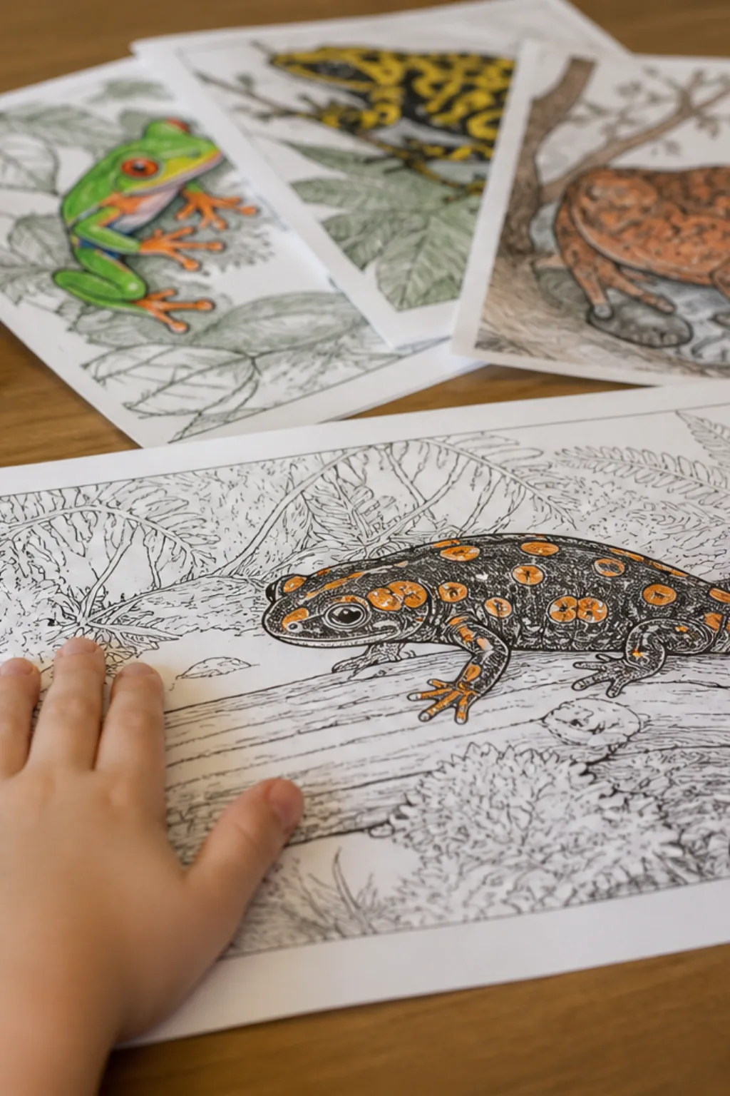 desenhos de salamandra para colorir - 2