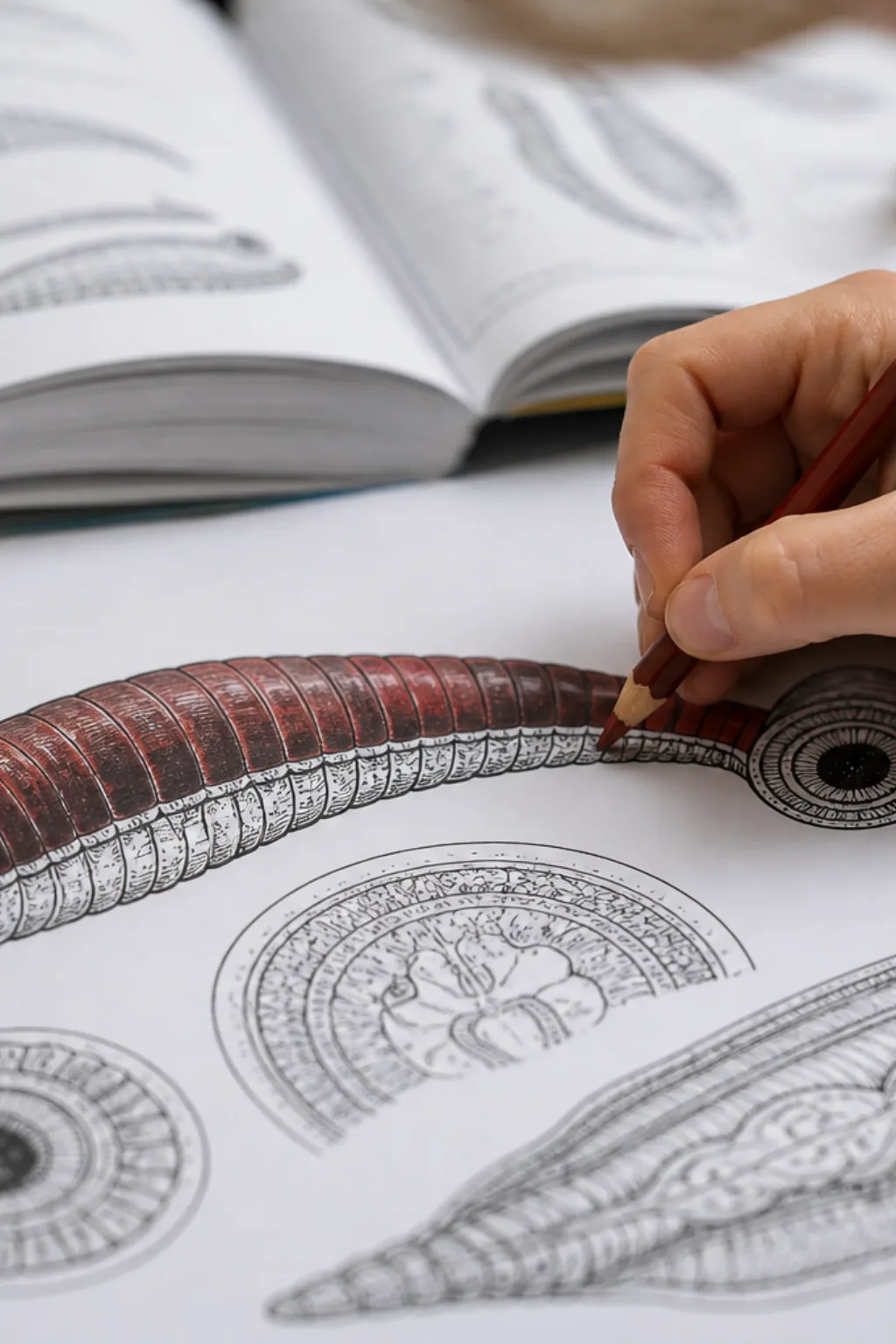 desenhos de sanguessuga para colorir - 2