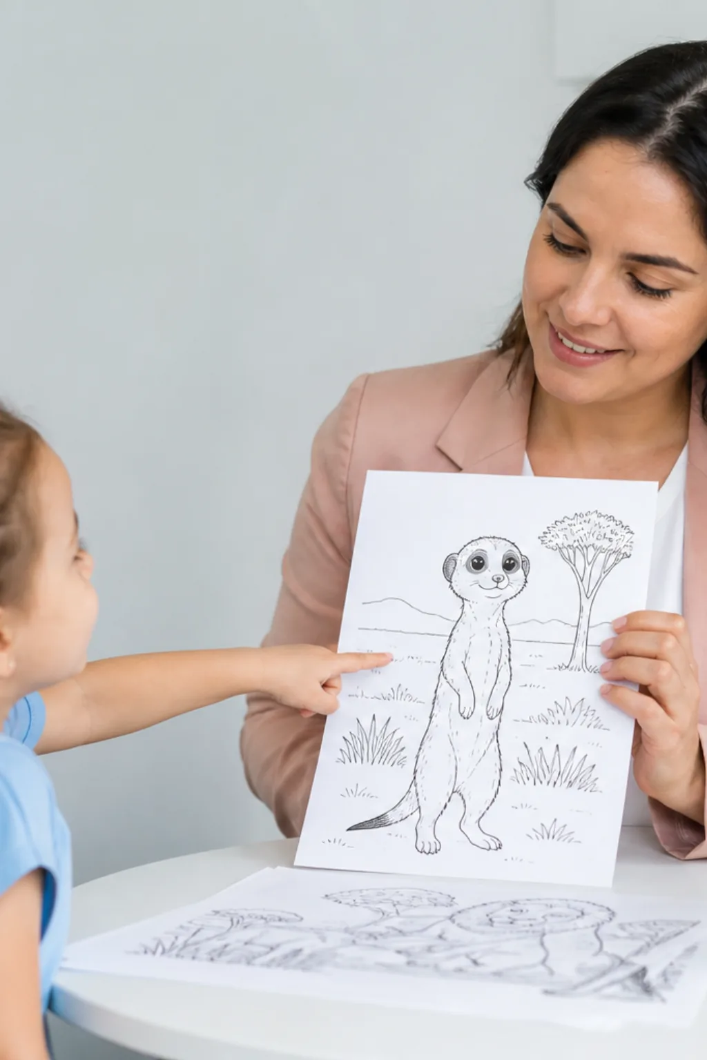 desenhos de suricate para colorir - 1