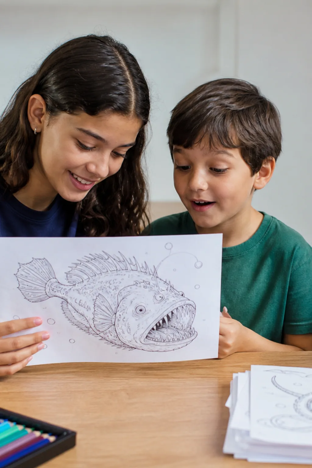 desenhos de tamboril para colorir — exemplo criado na Desenhos pra Colorir