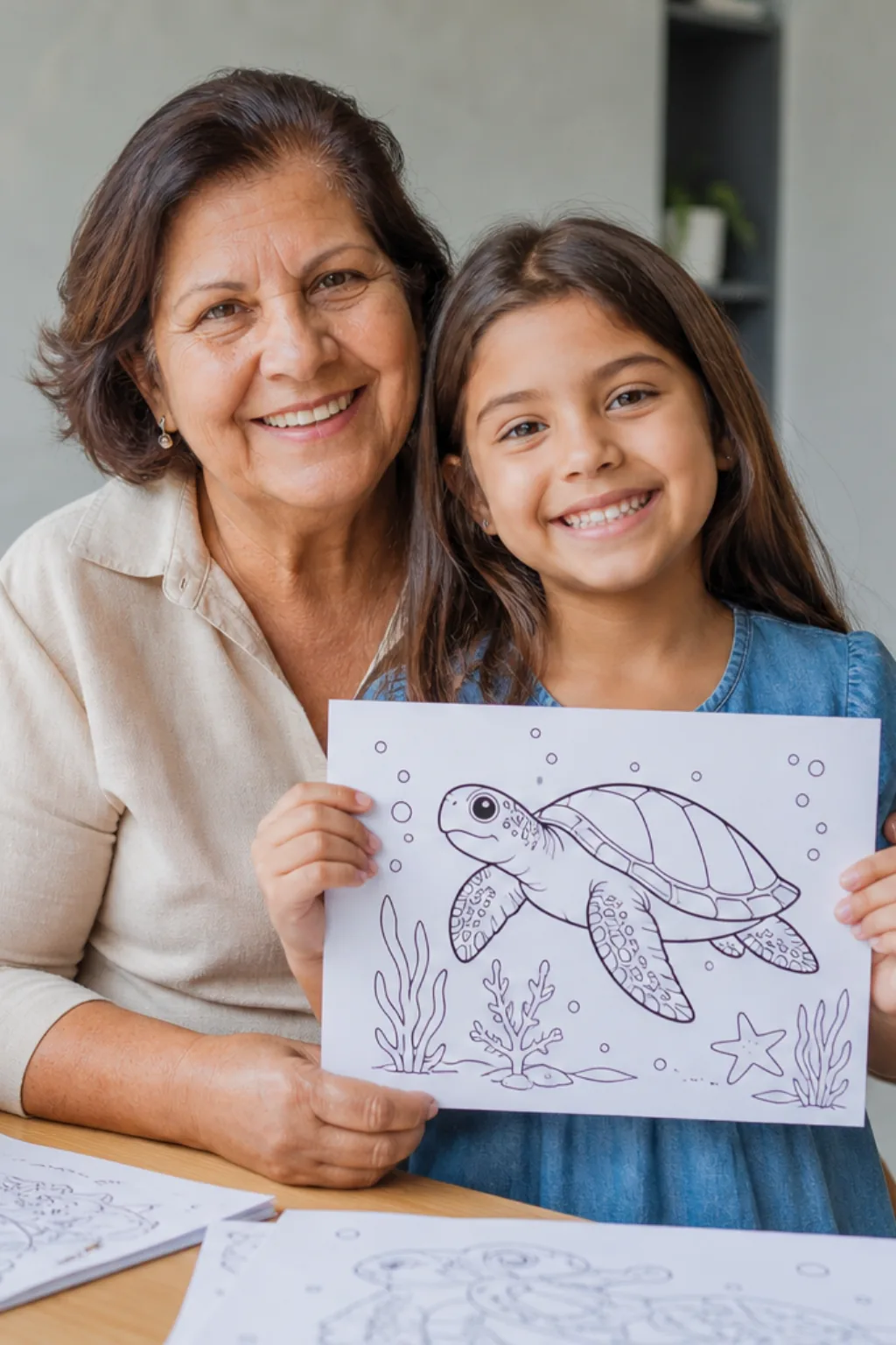 desenho de tartaruga para colorir - 1