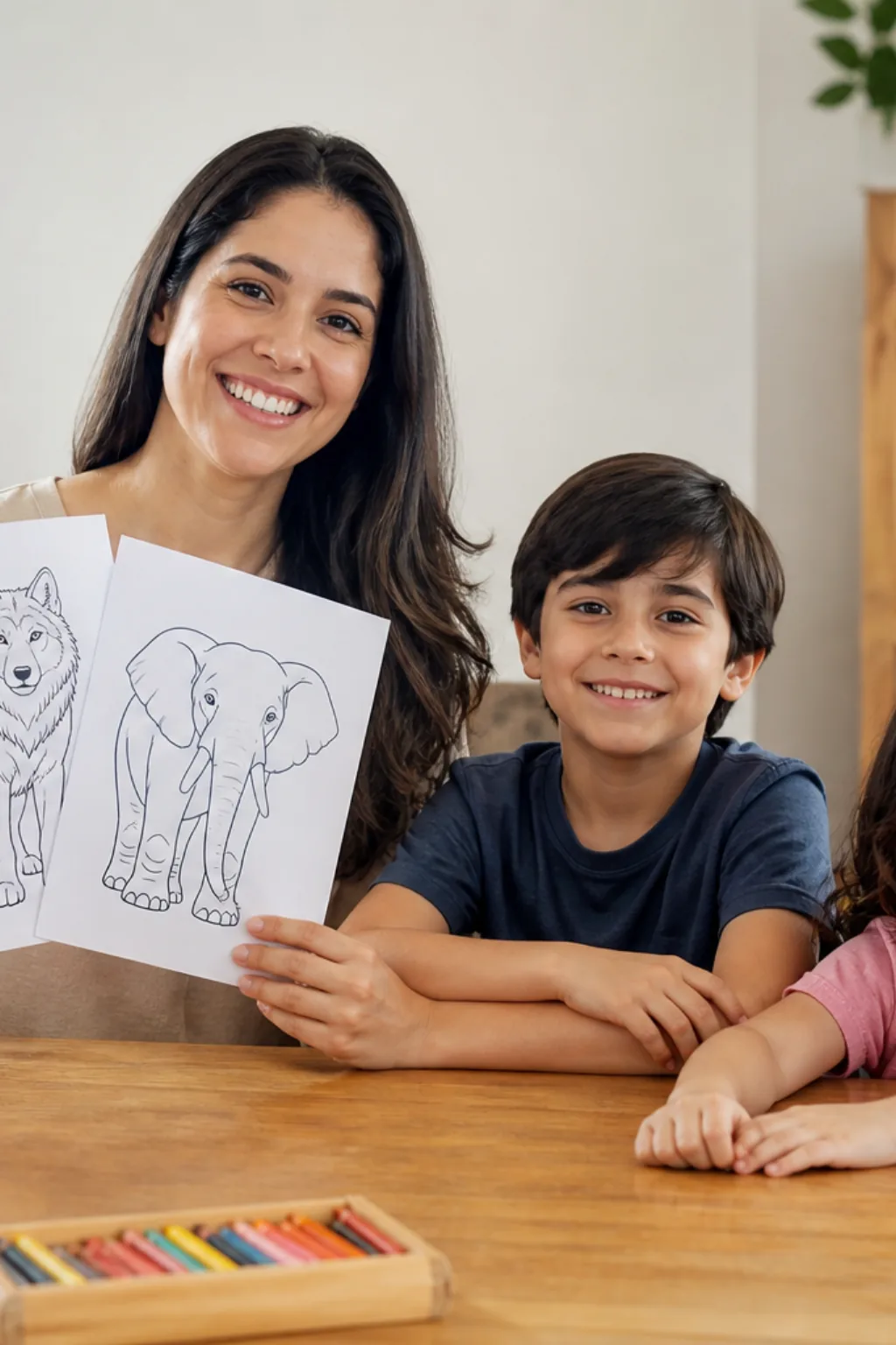 desenhos de animais terrestres para colorir - 1
