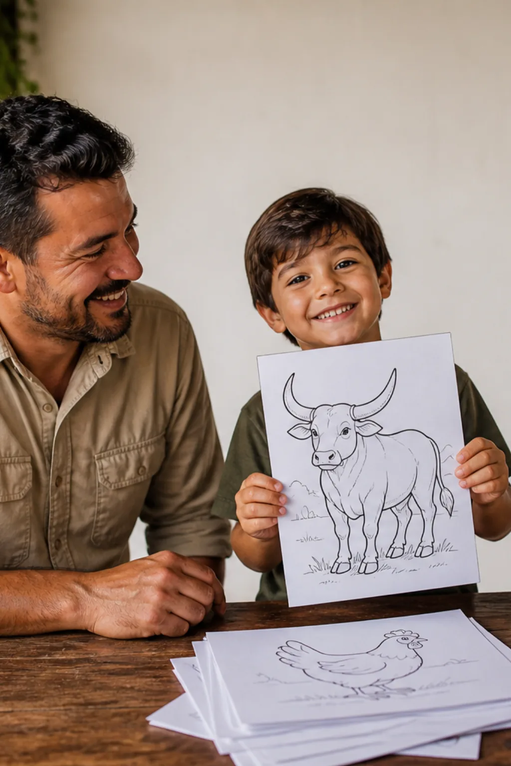 desenhos de touro para colorir - 1
