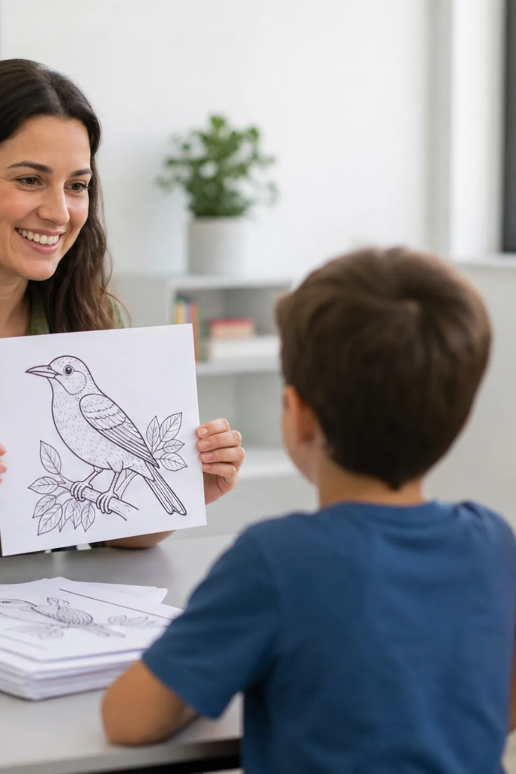 desenhos de trinca-ferro para colorir — exemplo criado na Desenhos pra Colorir