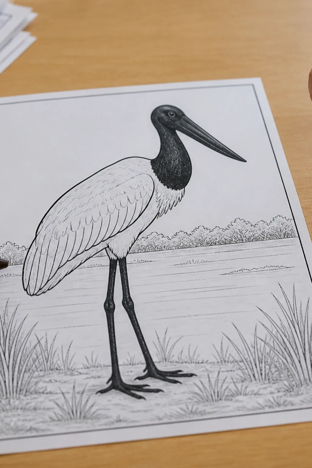 desenhos de tuiuiú para colorir - 2