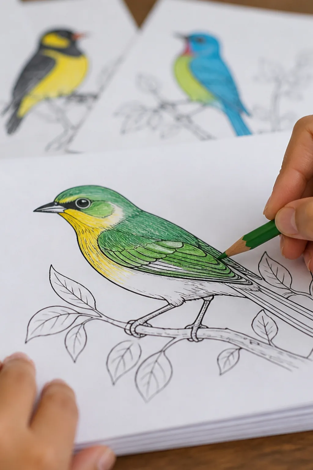 desenhos de uirapuru para colorir - 2