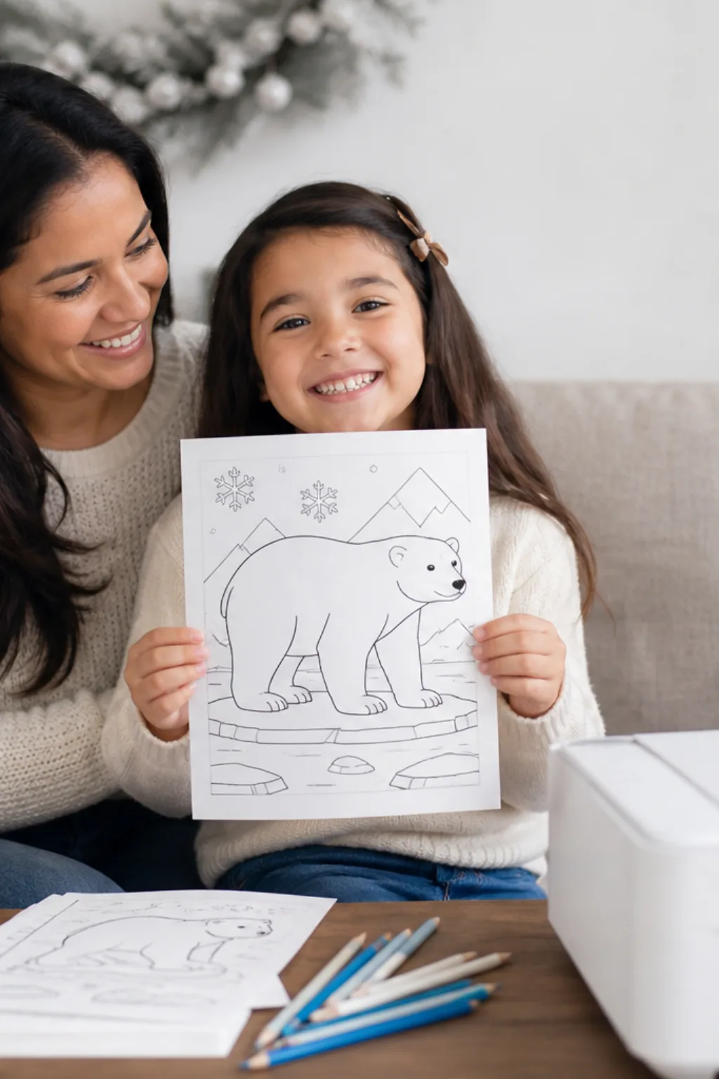 desenhos de urso polar para colorir - 1