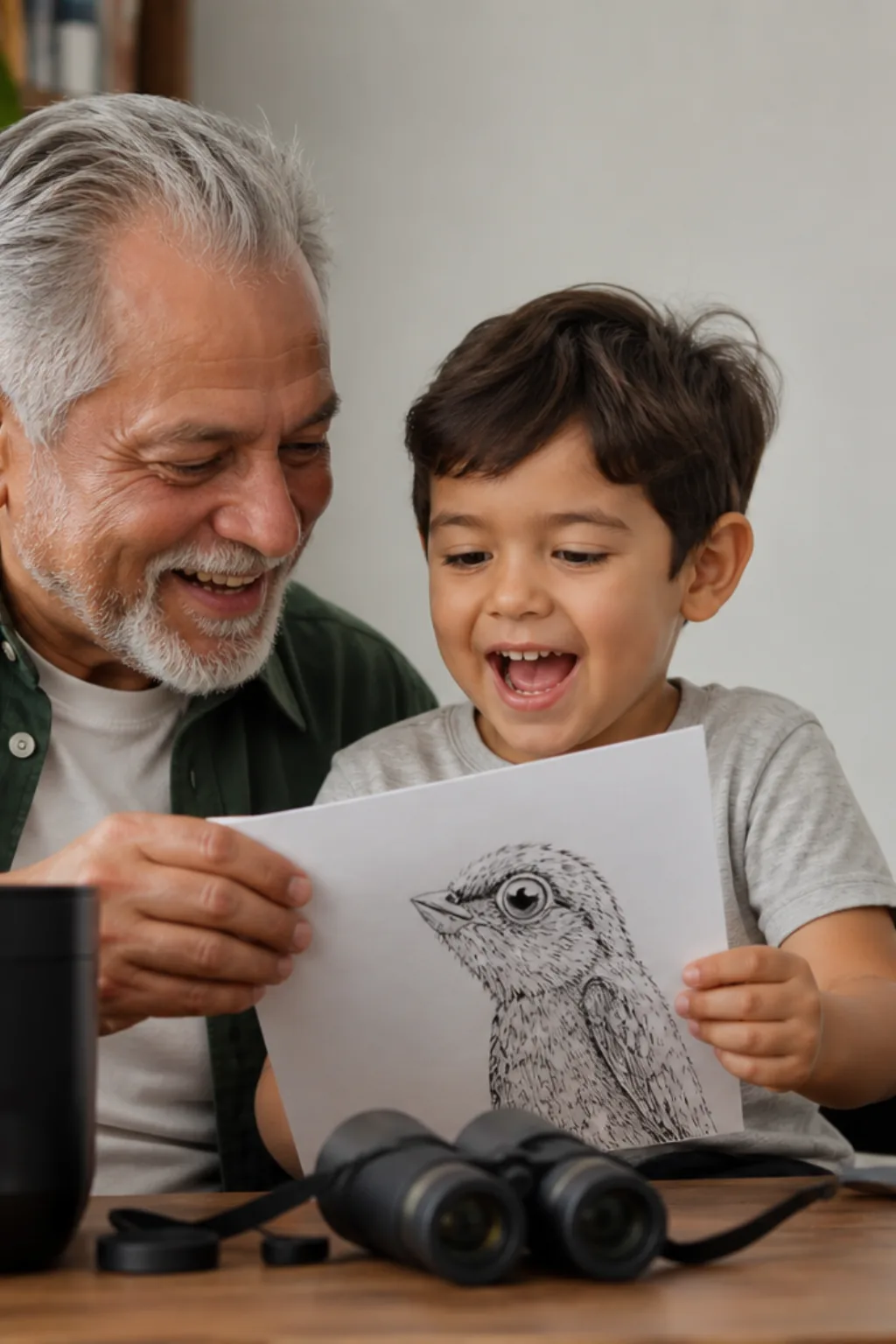 desenhos de urutau para colorir - 1