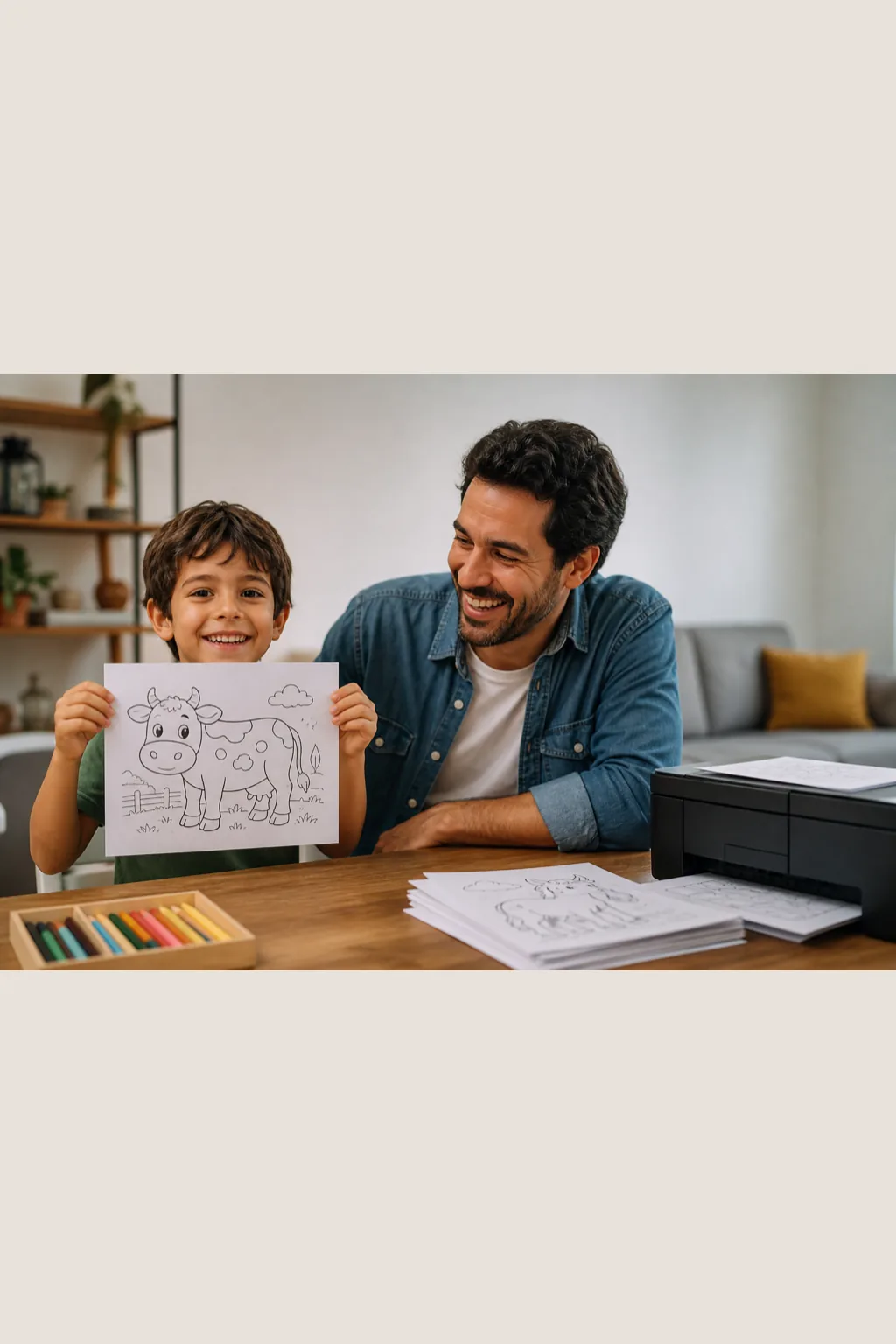 desenhos de vaca para colorir - 1