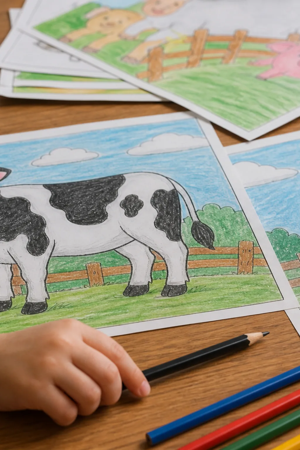 desenhos de vaca para colorir - 2