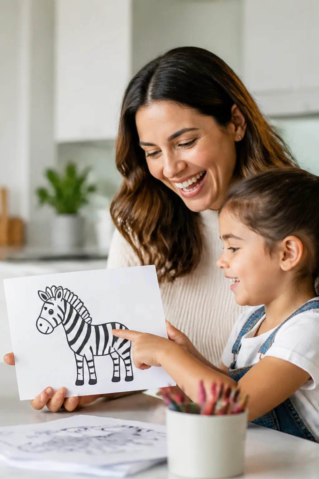 desenhos de zebra para colorir - 1