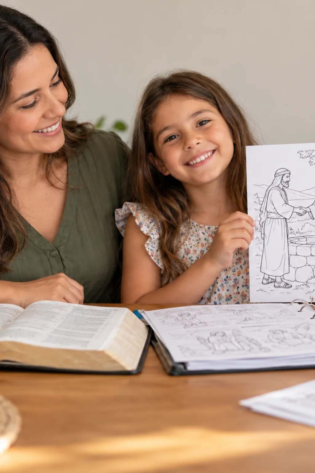desenhos de Abimeleque para colorir — exemplo criado na Desenhos pra Colorir