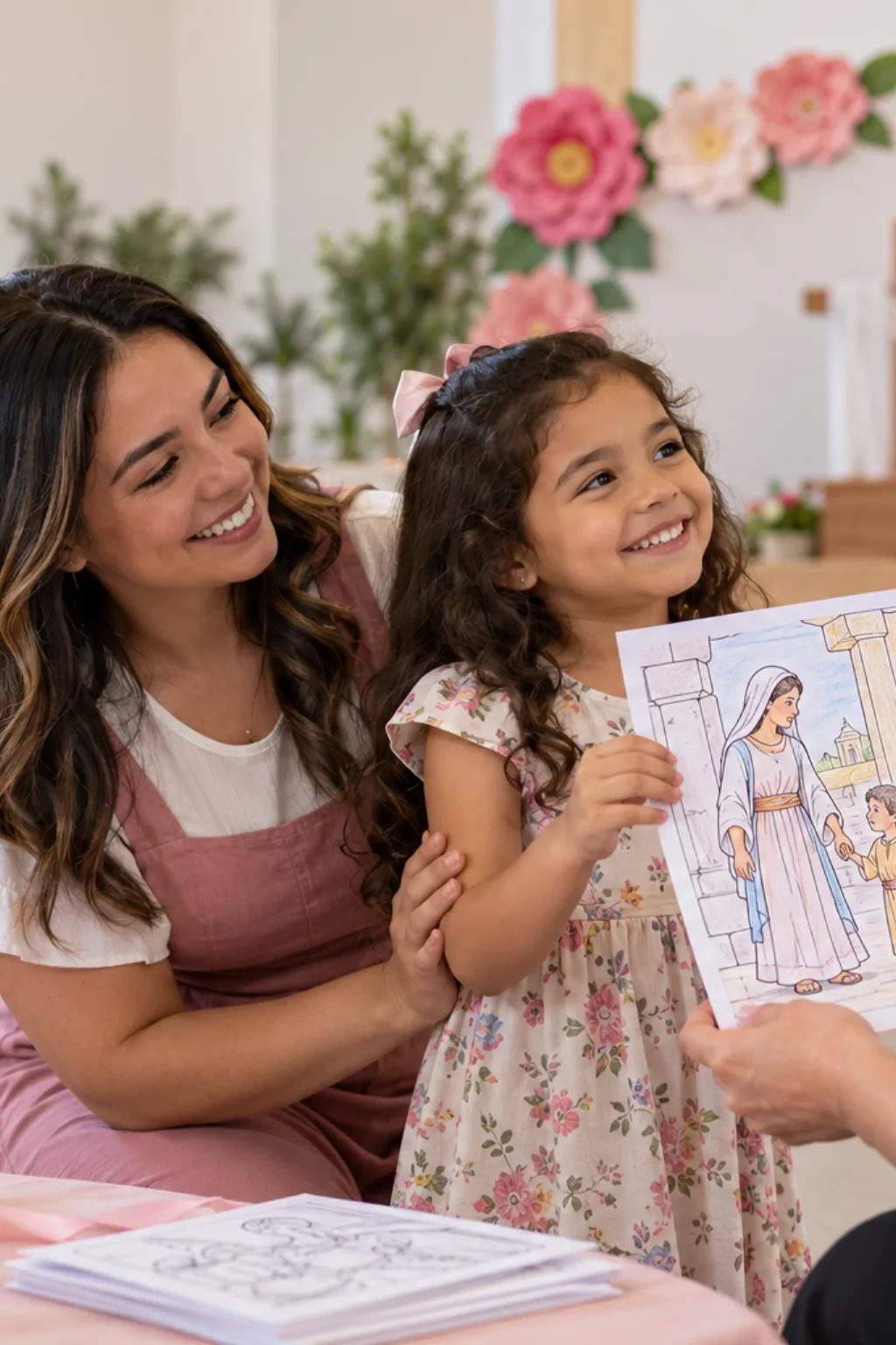 desenhos de Ana e Samuel para colorir — exemplo criado na Desenhos pra Colorir