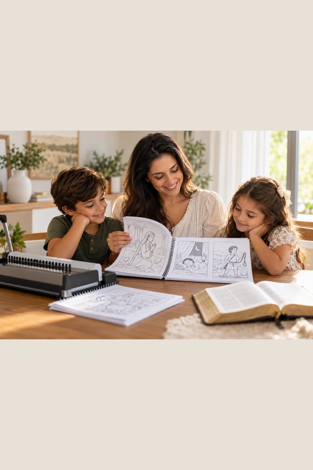 desenhos do Livro de 1 Samuel para colorir — exemplo criado na Desenhos pra Colorir