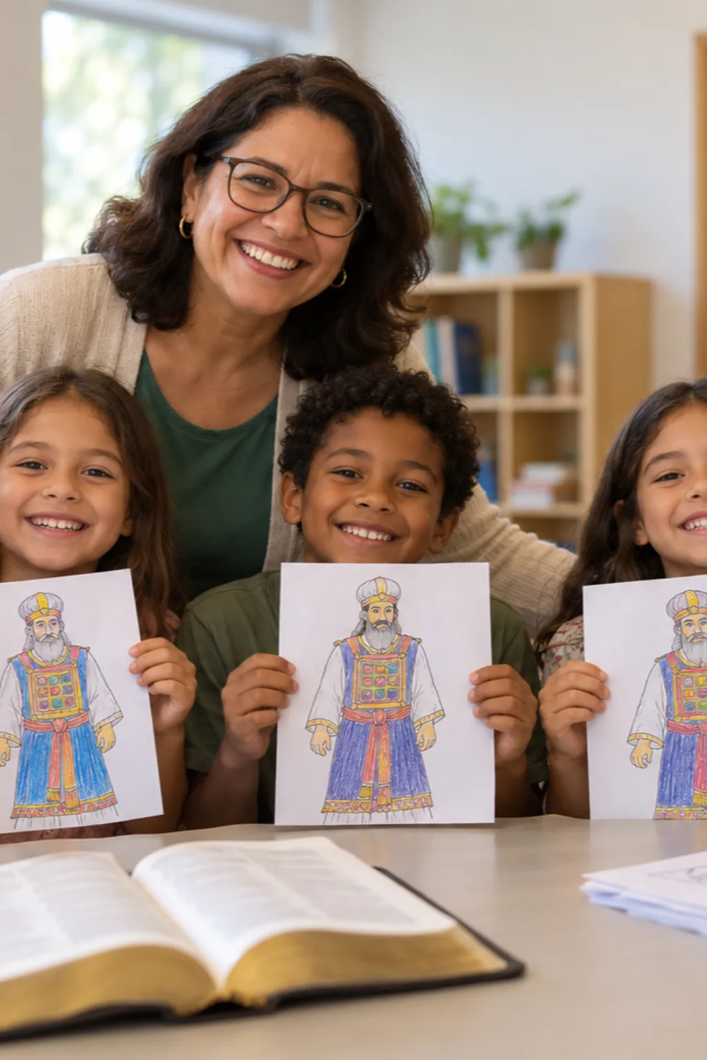 desenhos do Livro de Levítico para colorir — exemplo criado na Desenhos pra Colorir