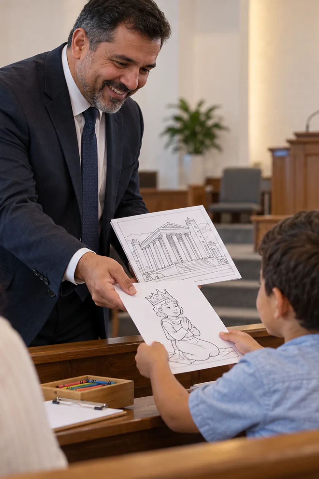 desenhos do Rei Salomão para colorir — exemplo criado na Desenhos pra Colorir
