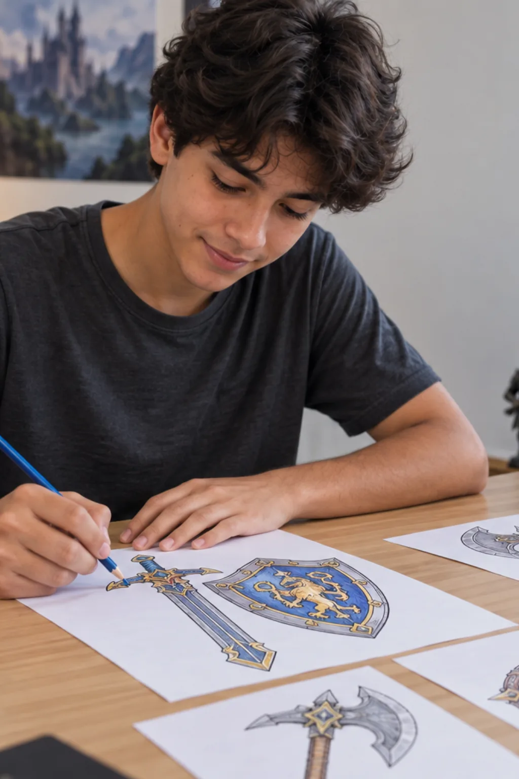 desenhos para colorir — exemplo criado na Desenhos pra Colorir