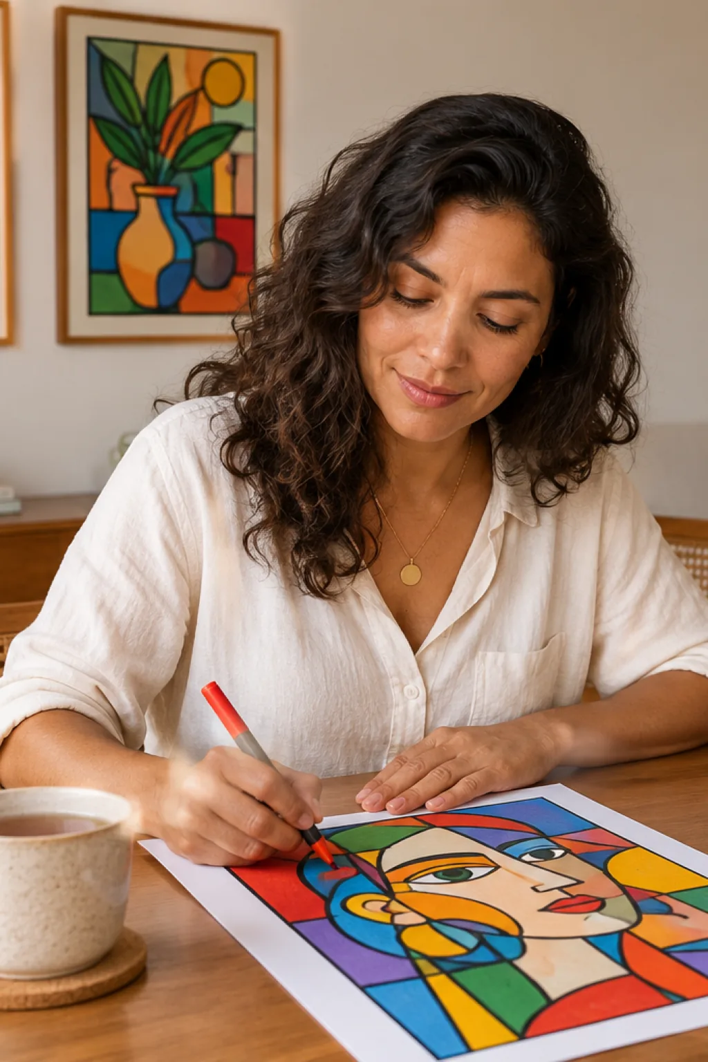 desenhos para colorir — exemplo criado na Desenhos pra Colorir
