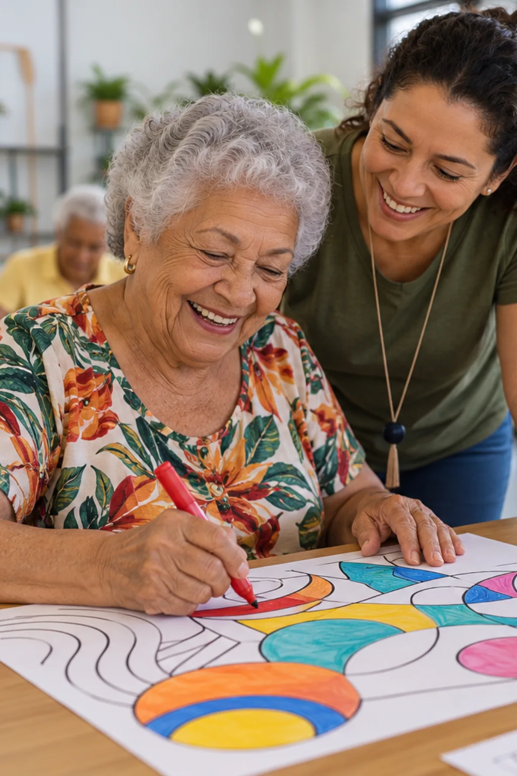 desenhos abstratos para colorir — exemplo criado na Desenhos pra Colorir
