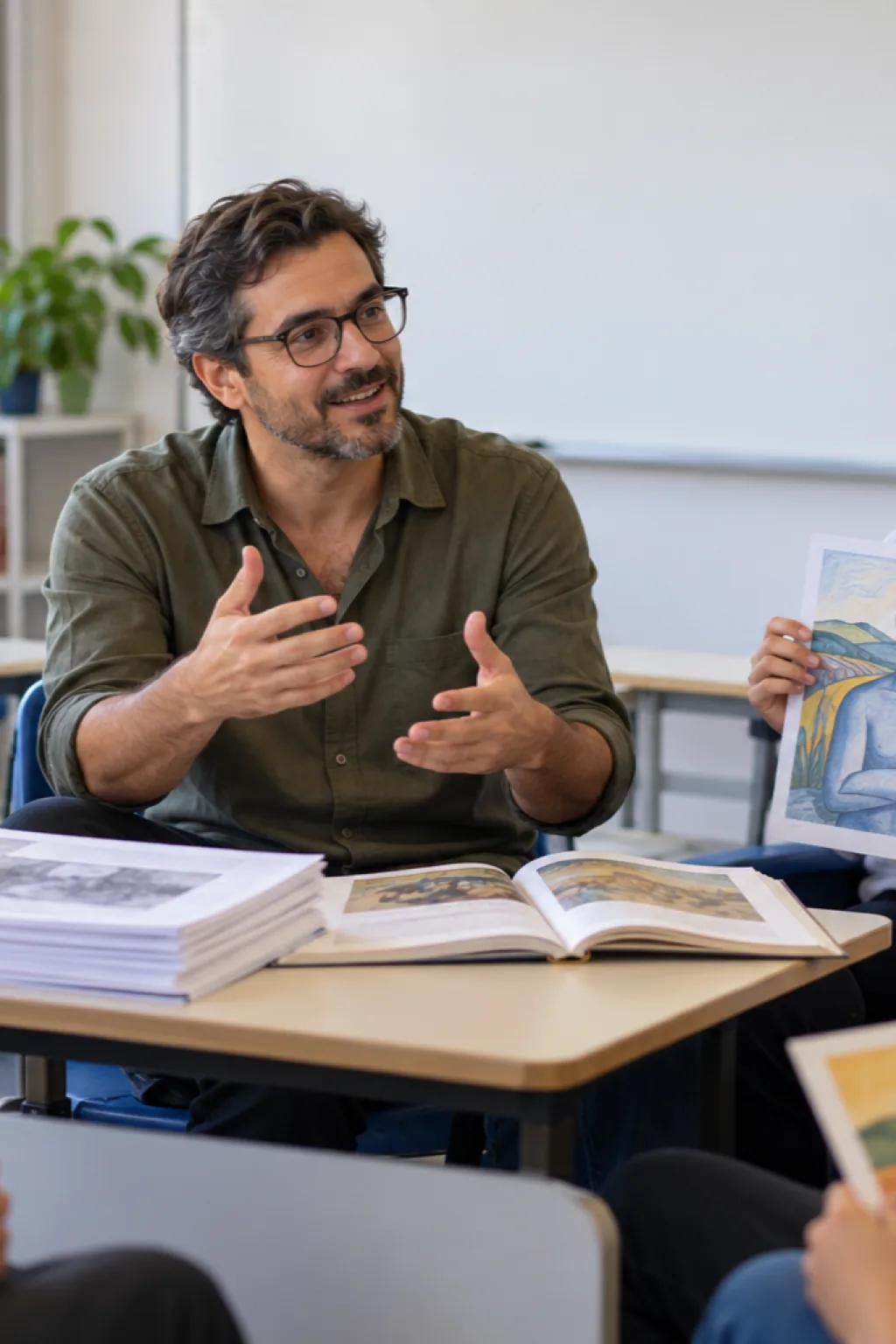 desenhos da obra Mestiço de Candido Portinari para colorir — exemplo criado na Desenhos pra Colorir