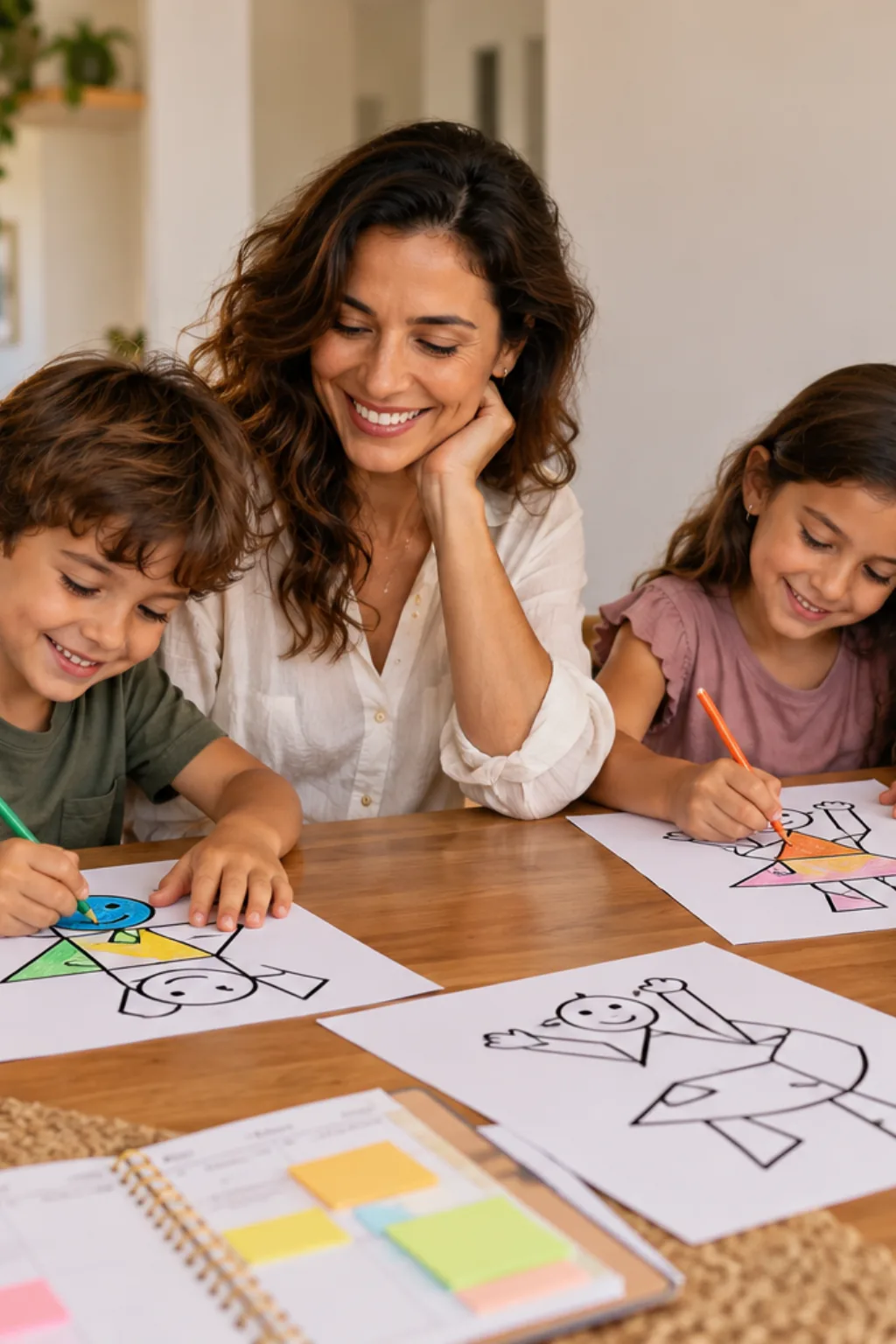 desenhos de Luciano Martins para colorir — exemplo criado na Desenhos pra Colorir