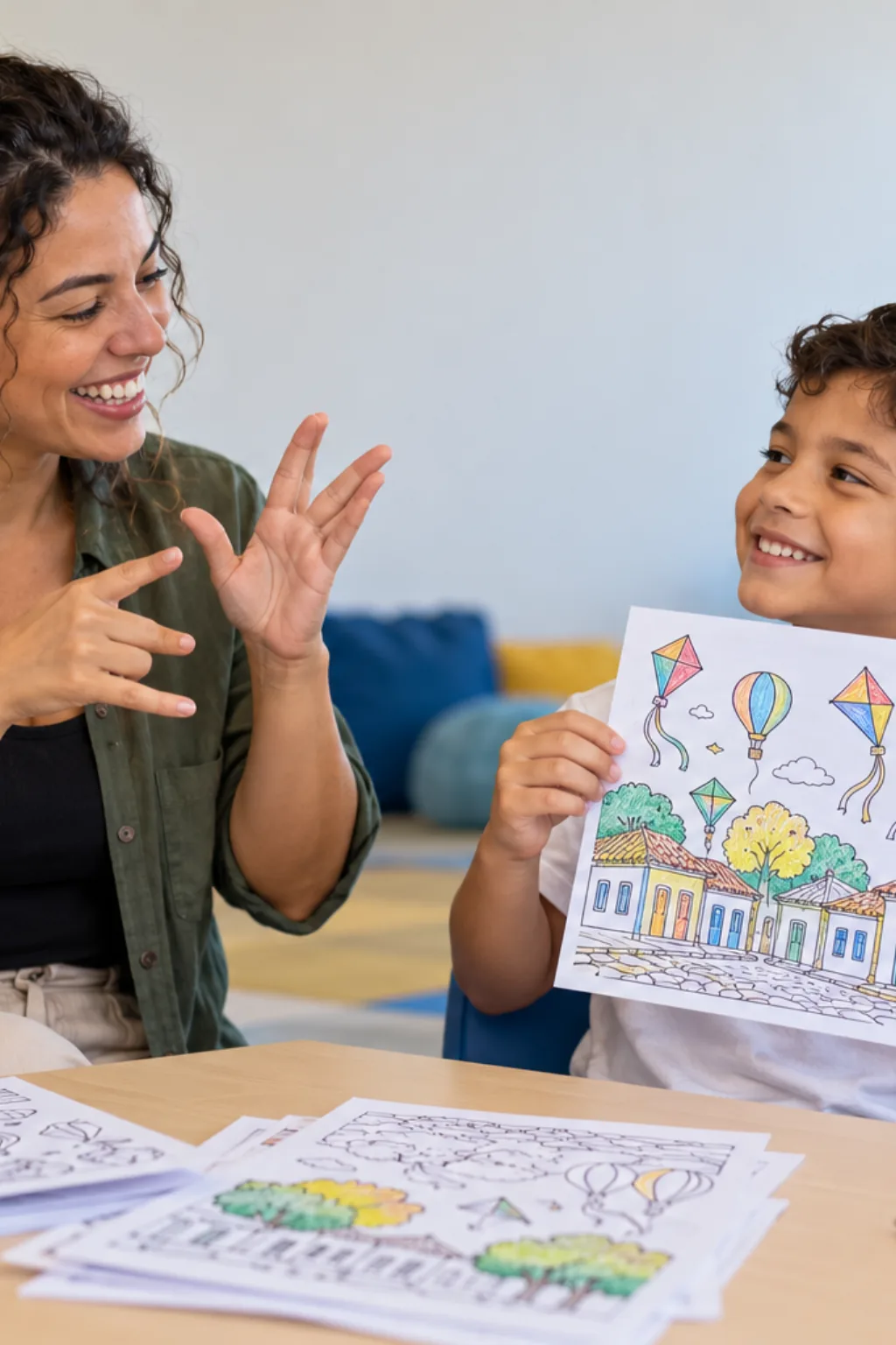 desenhos de Militão dos Santos para colorir — exemplo criado na Desenhos pra Colorir