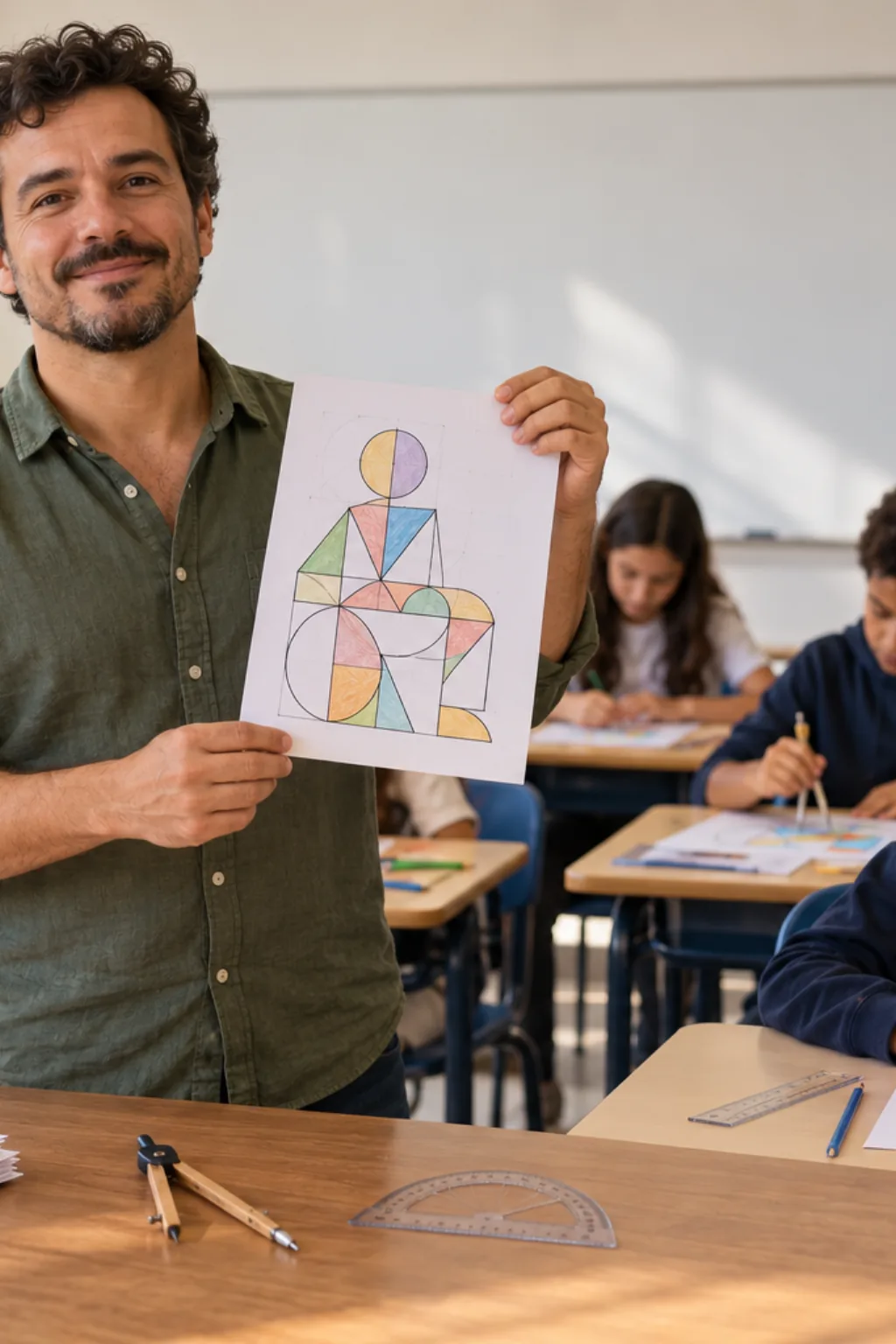 desenhos de Milton Dacosta para colorir — exemplo criado na Desenhos pra Colorir