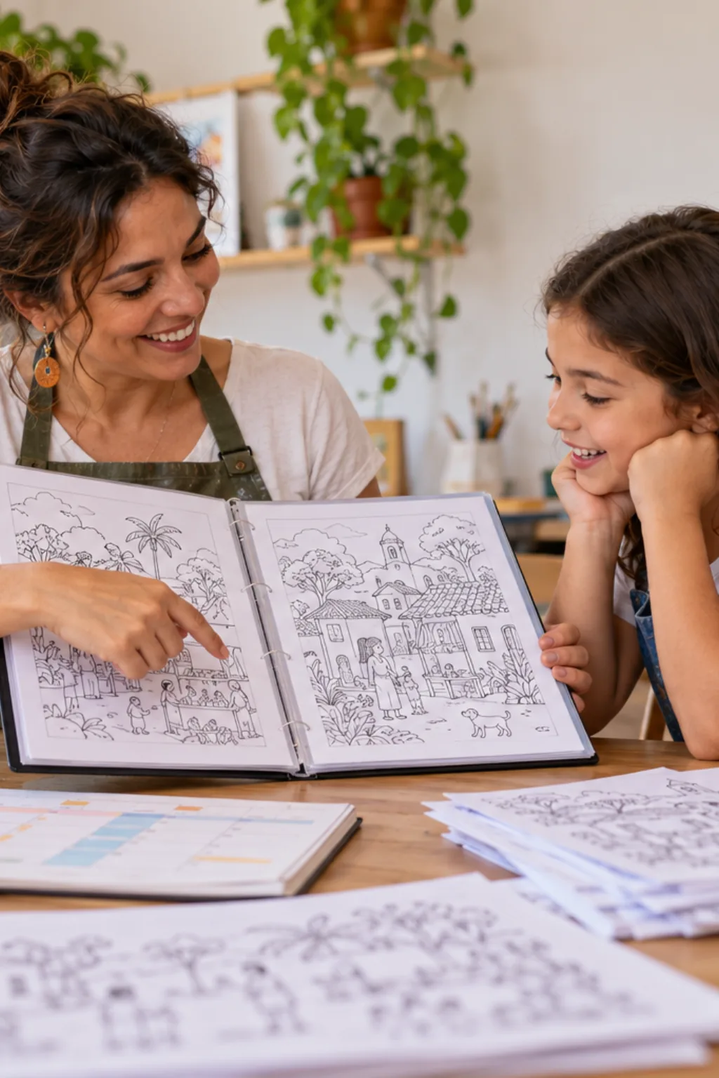 desenhos de Ricardo Ferrari para colorir — exemplo criado na Desenhos pra Colorir