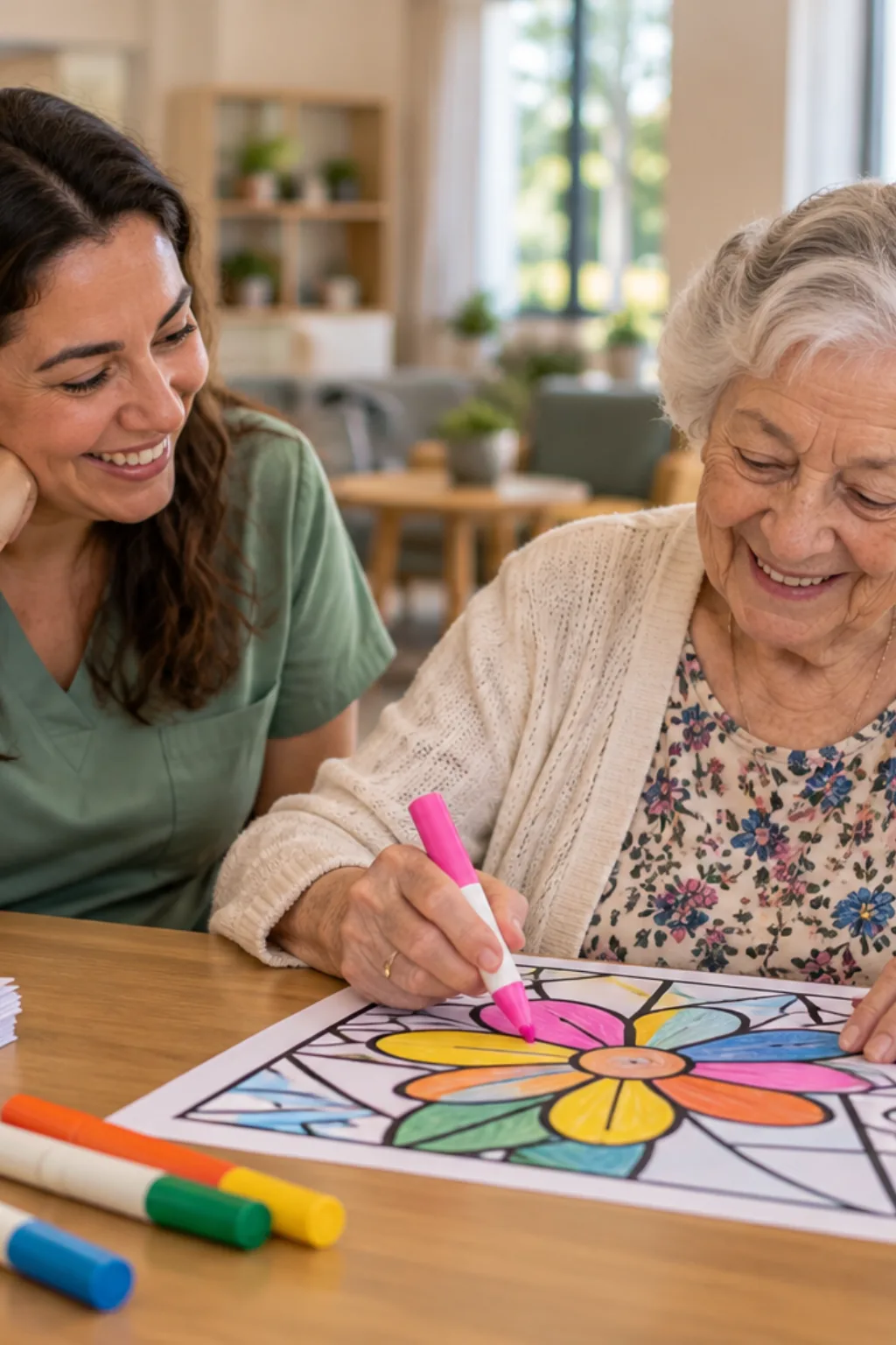 desenhos do Romero Britto para colorir — exemplo criado na Desenhos pra Colorir