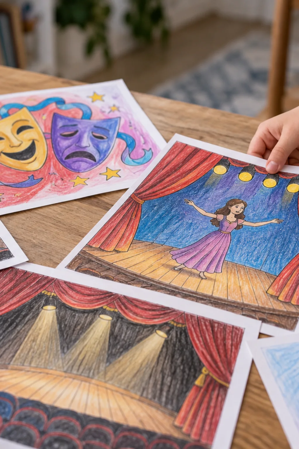 Desenhos de Atores para Colorir - Depois