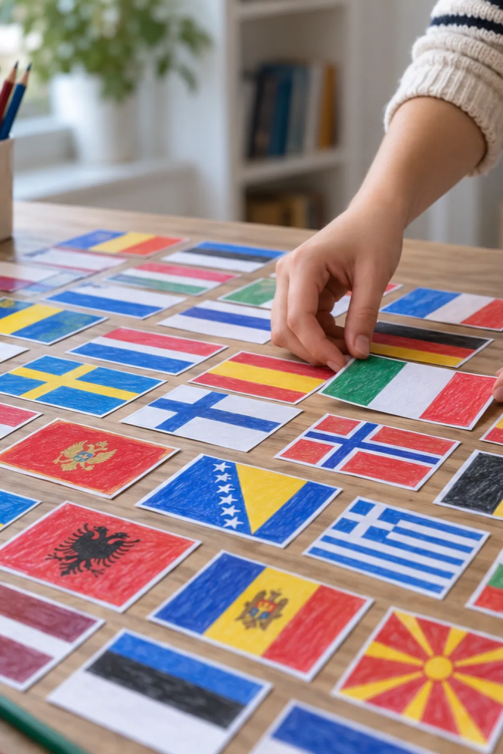 Desenhos de Bandeiras da Europa para Colorir - Depois