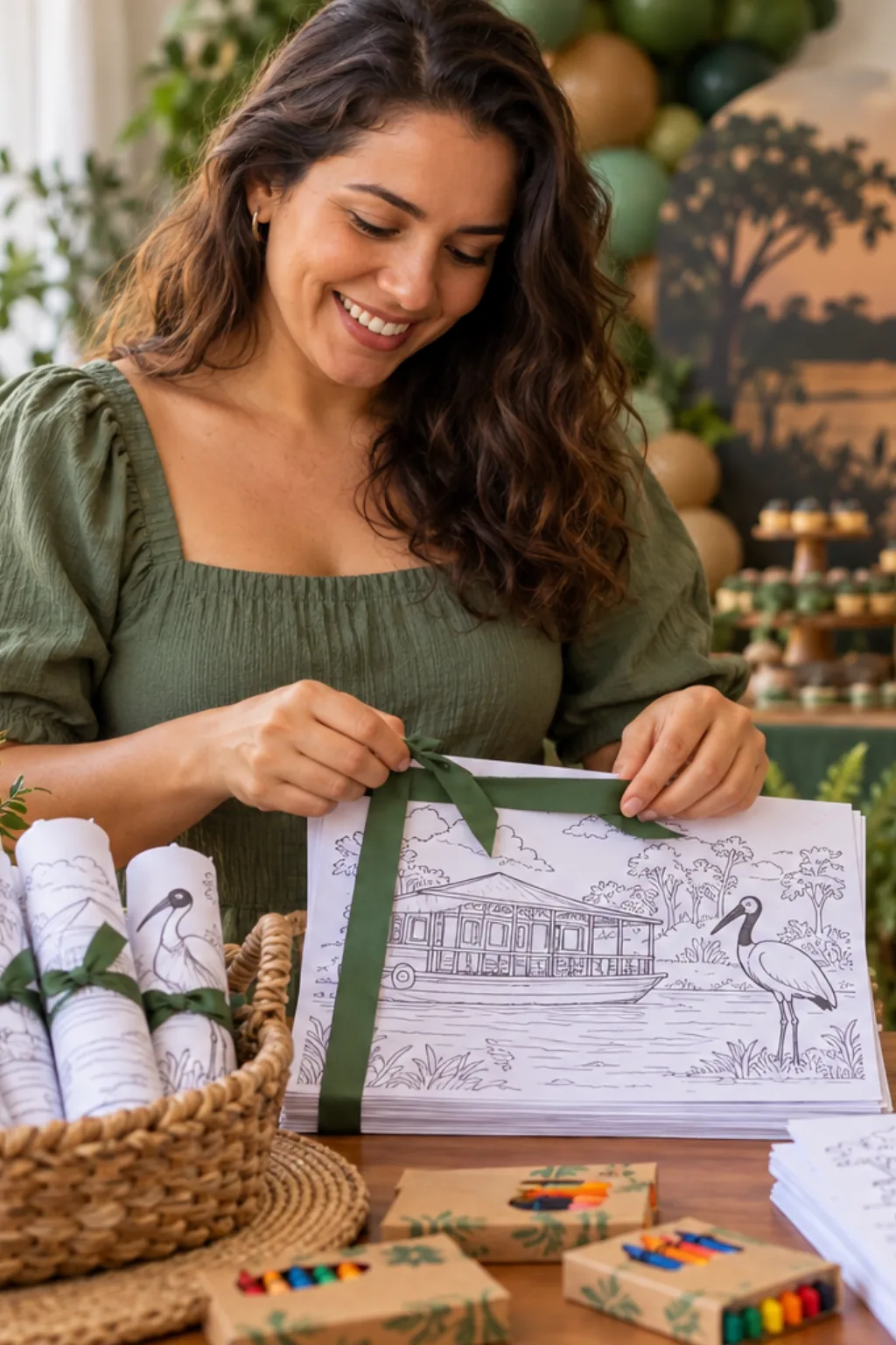 desenhos de chalana para colorir — exemplo criado na Desenhos pra Colorir