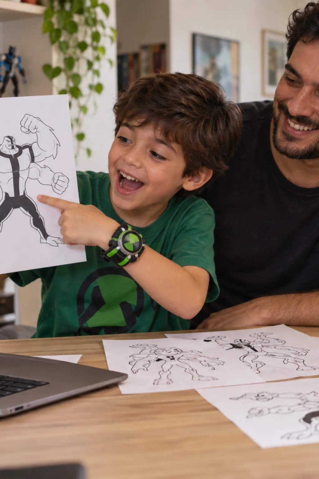 desenhos para colorir — exemplo criado na Desenhos pra Colorir