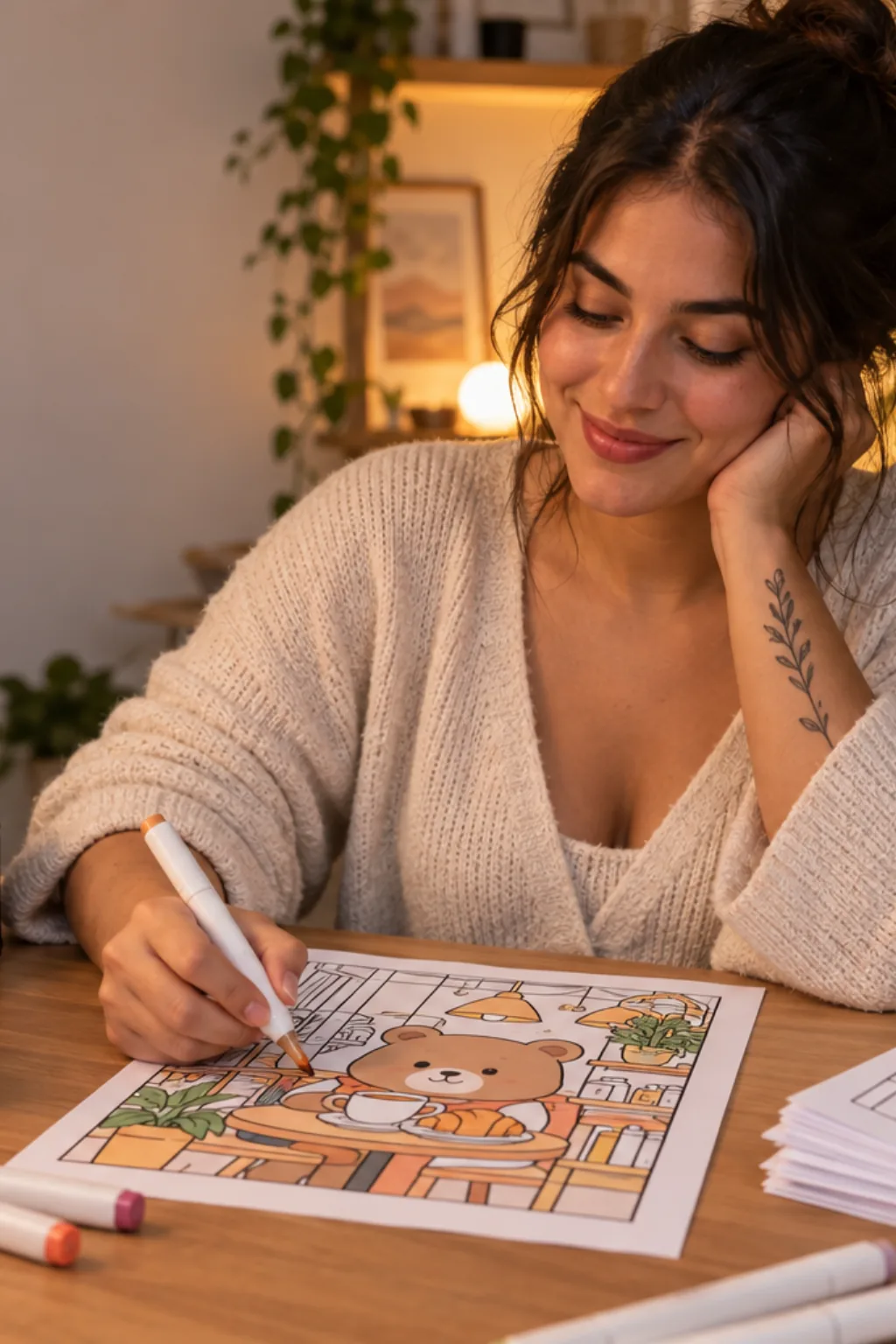 desenhos para colorir — exemplo criado na Desenhos pra Colorir